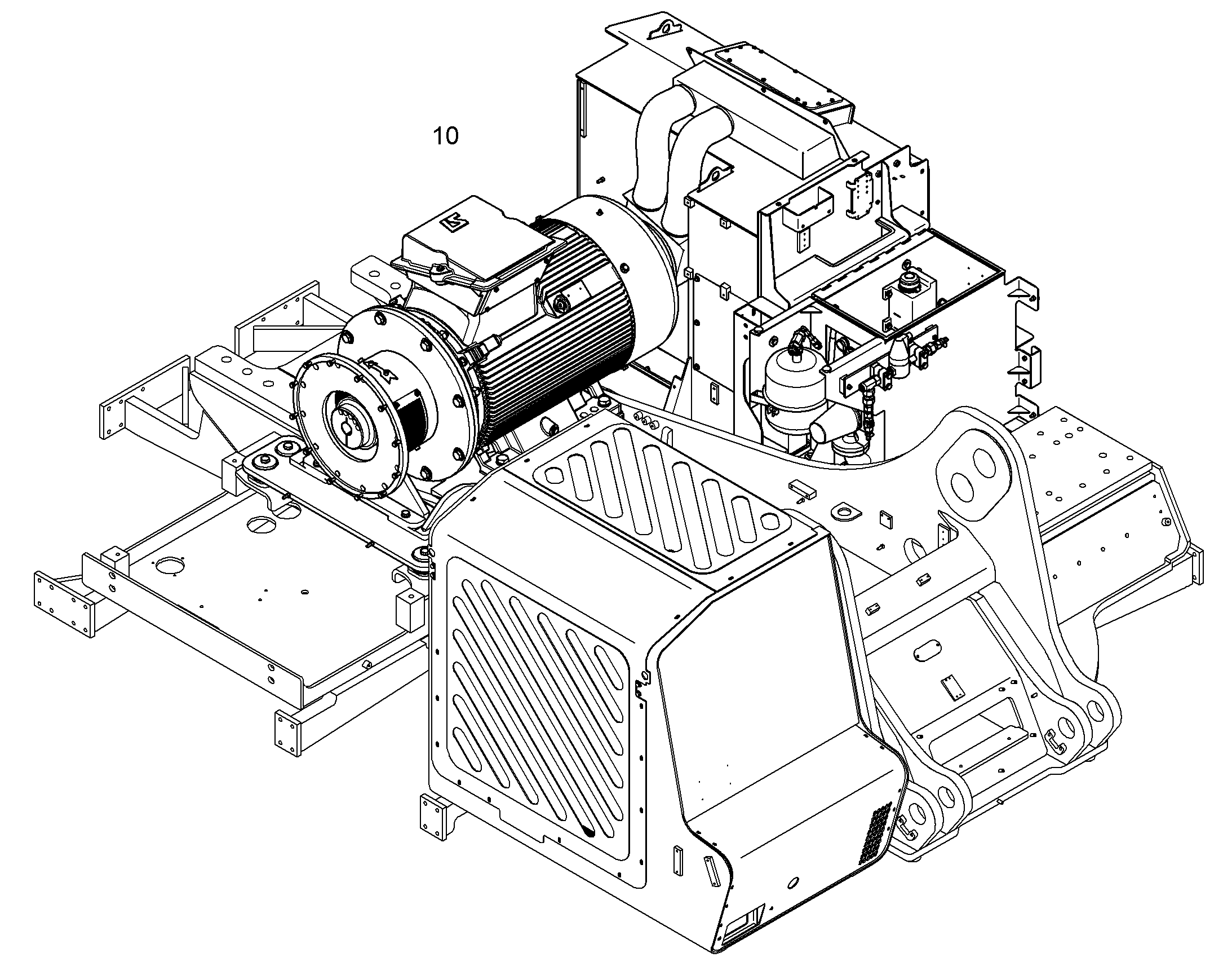 МОНТ.КОМПЛ.ВЫКЛ.МАСЛ.ГИДРОПР. 600V 60HZ 160KW 11359782 LIEBHERR