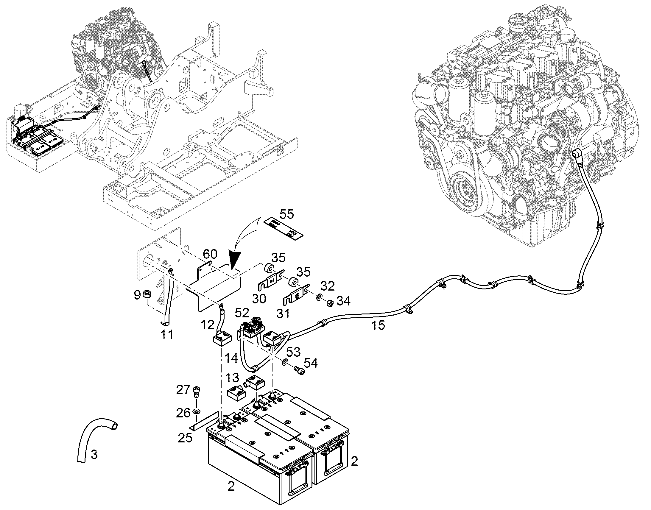 ЭТИКЕТКА F112/F153 60mmX15mm 10384227 LIEBHERR