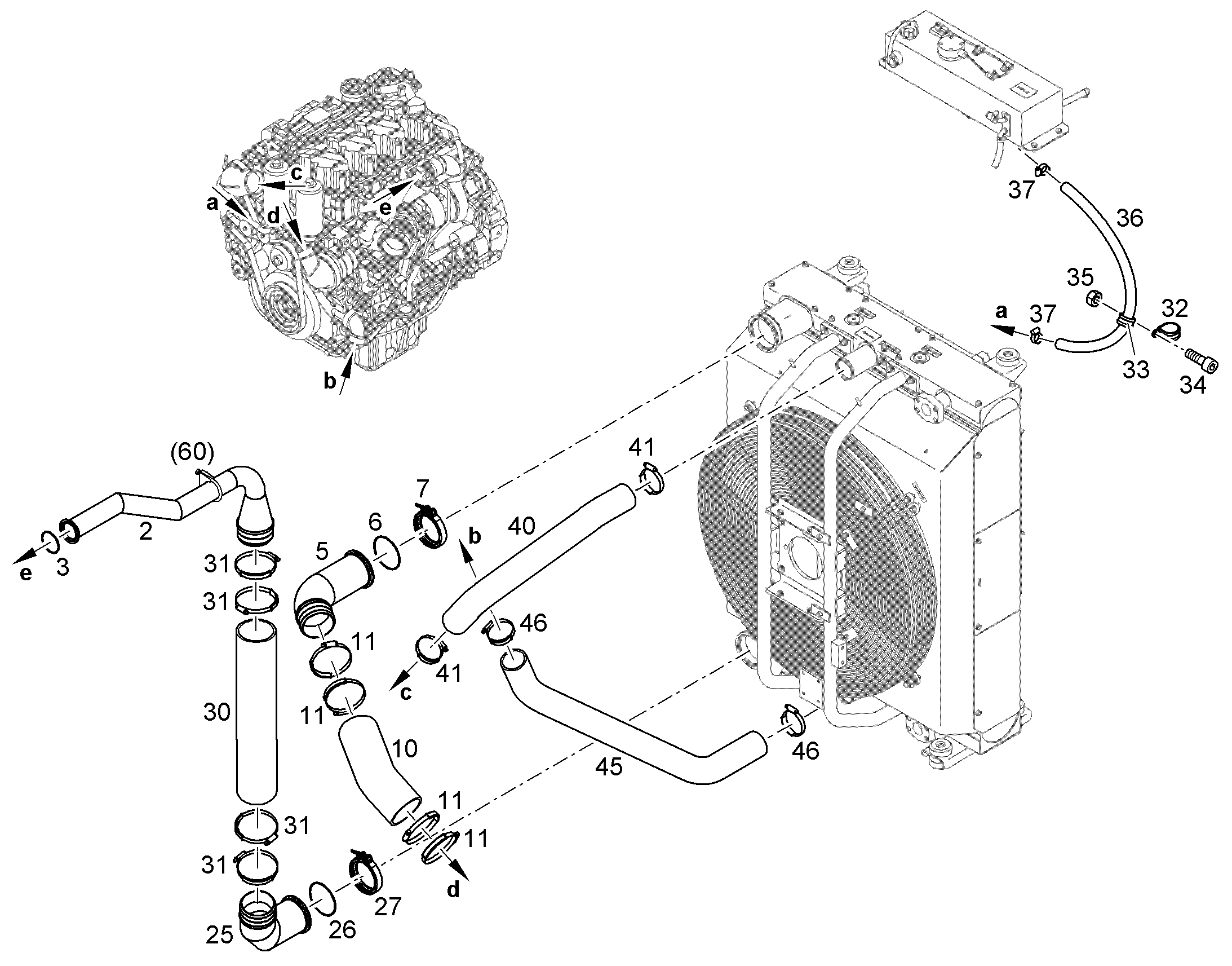 СКОБА ДЛЯ КРЕПЛЕНИЯ ШЛАНГА DIN 3021 B 32 31,0-34,5X12 ST 11067863 LIEBHERR