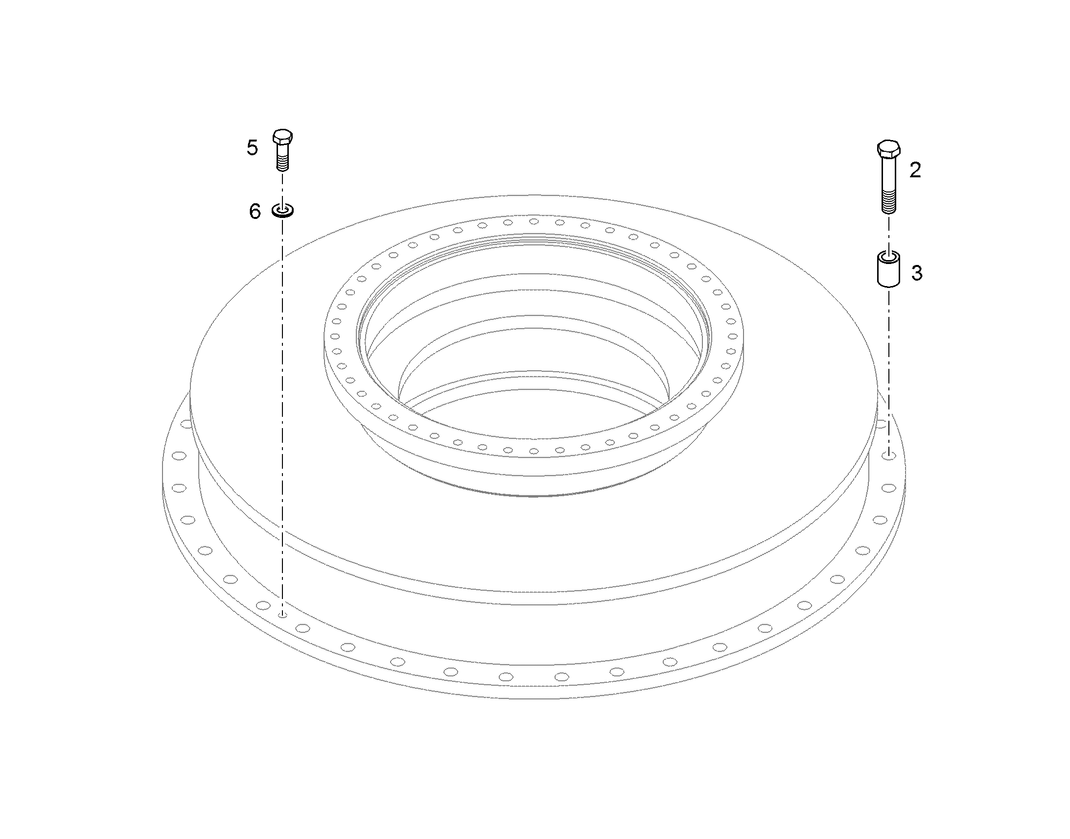 ГИЛЬЗА 24,5X40X55 10857135 LIEBHERR
