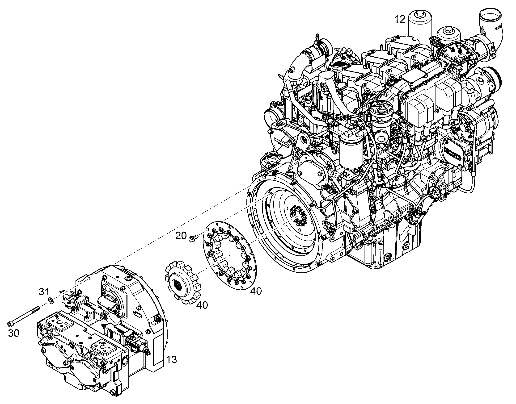 ДЕМПФЕР КРУЧЕНИЯ 10120961 LIEBHERR