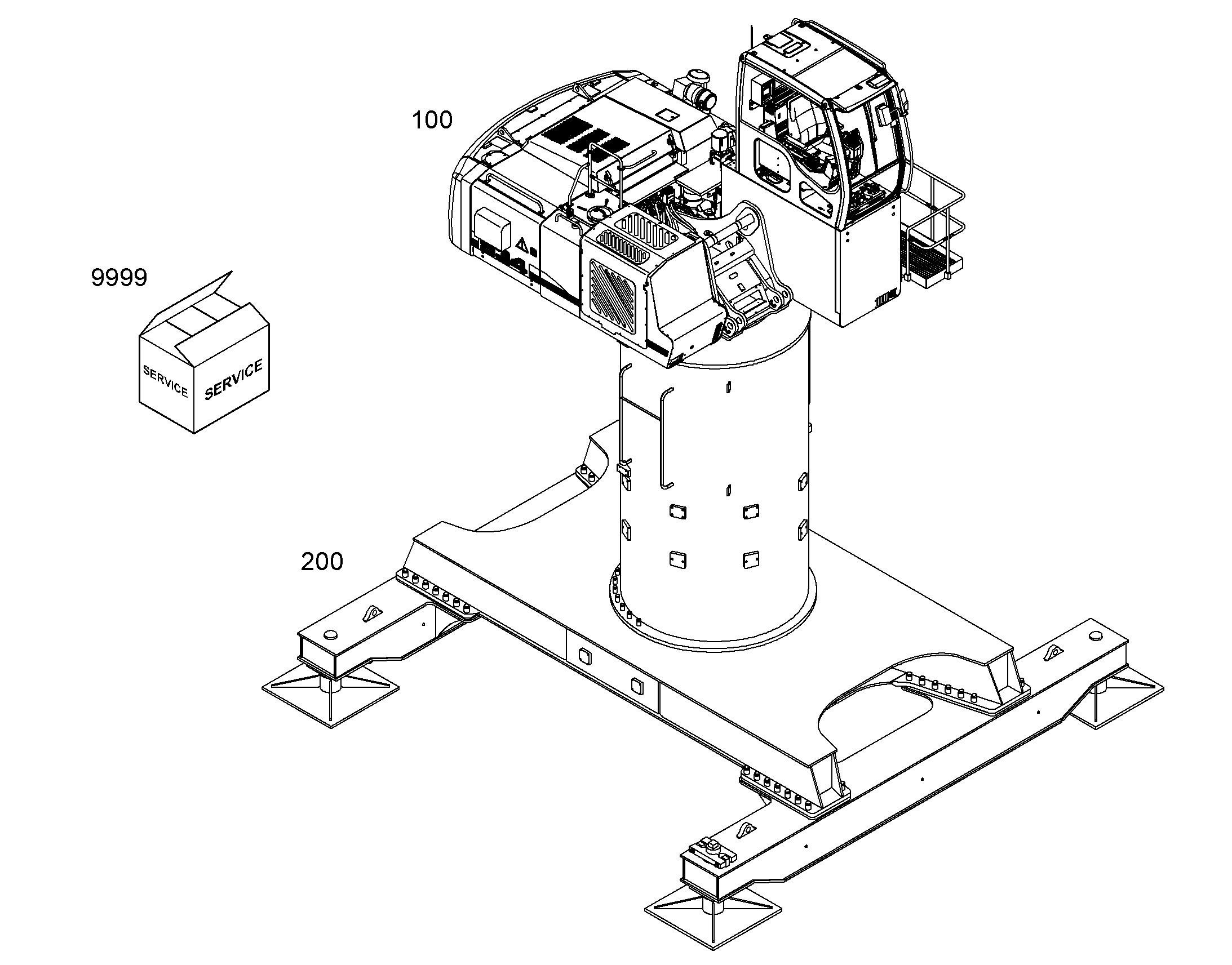 ШАССИ, КОМПЛЕКТ 11462913 LIEBHERR