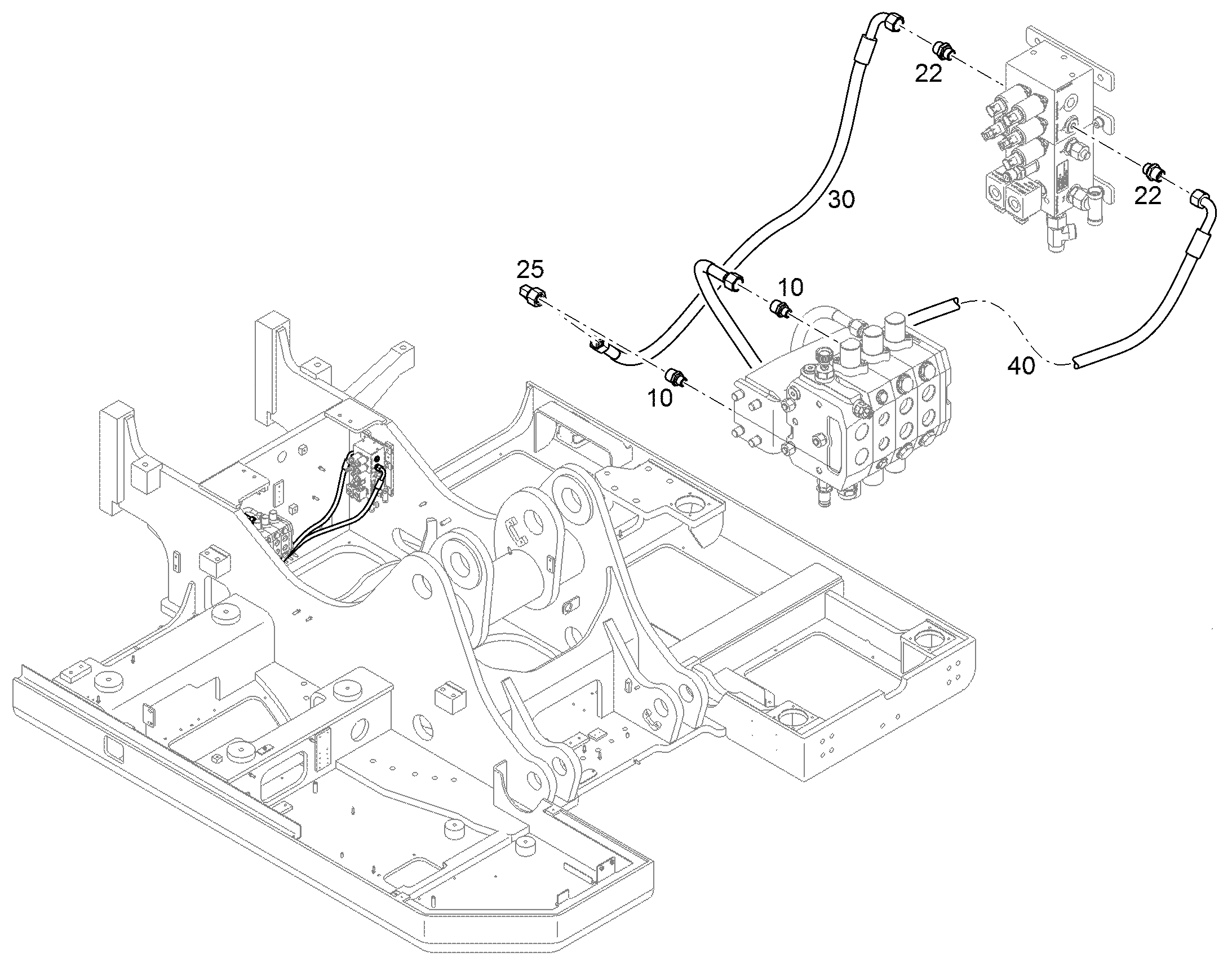 ШЛАНГ 10X1400 10101472 LIEBHERR