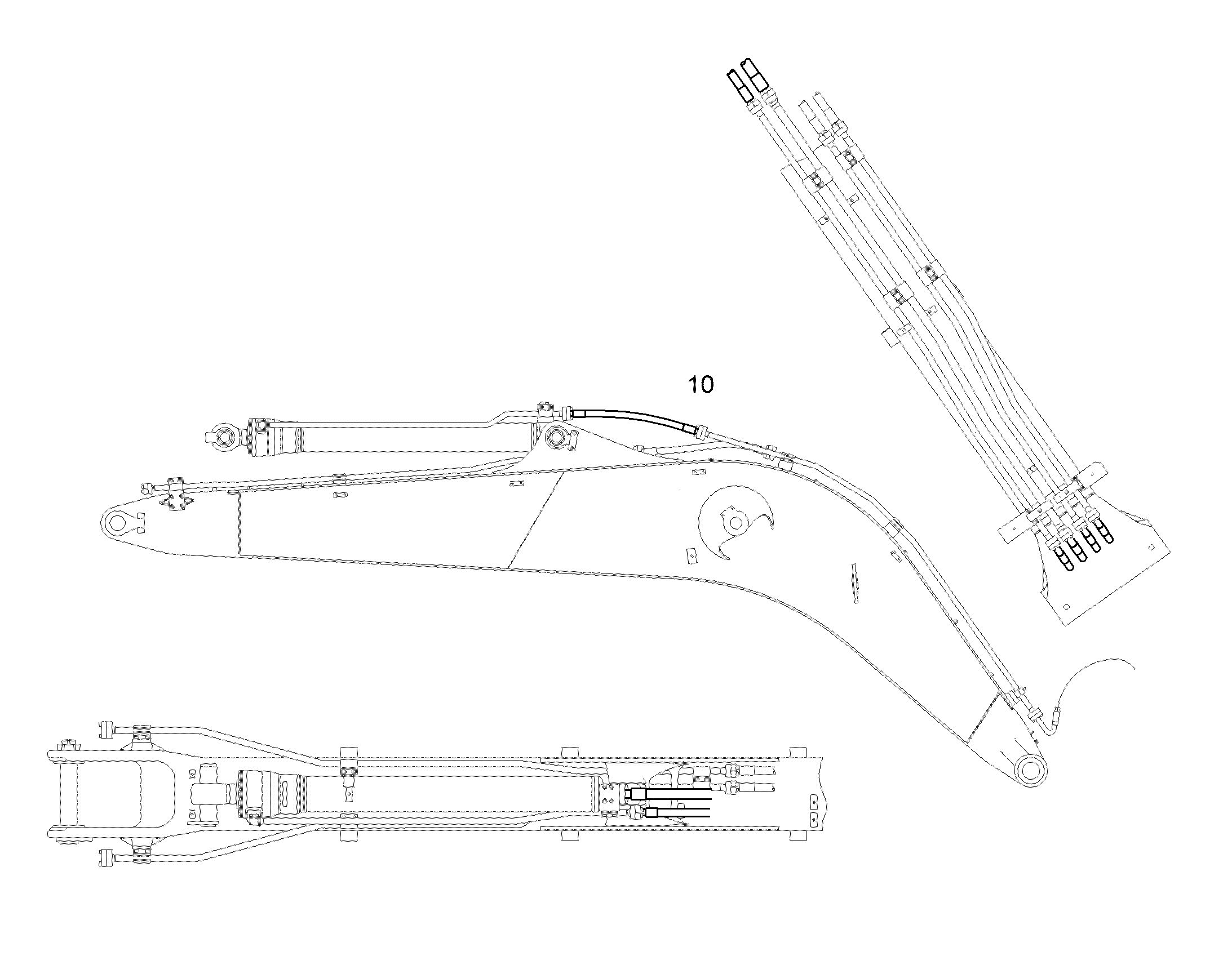 РЕКОНСТР.- ОДНОКОРП.СТРЕЛА 10856813 LIEBHERR