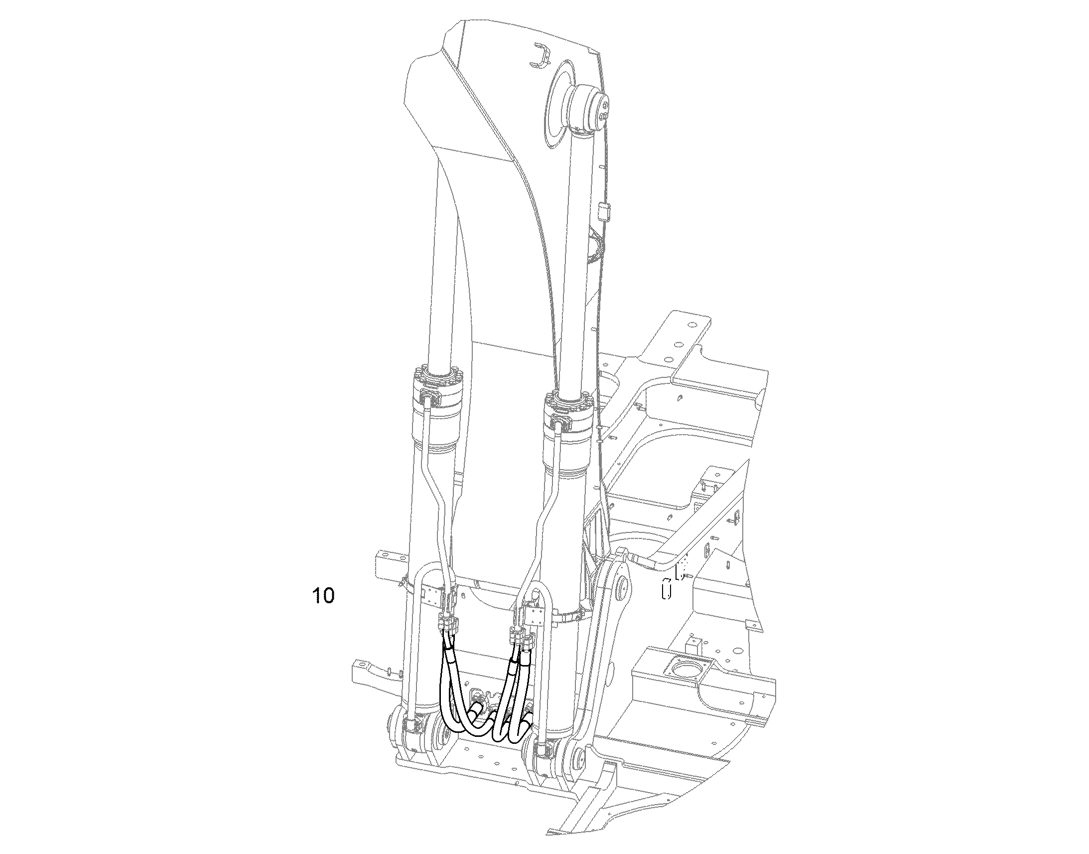 РЕКОНСТР.- ПОДЪЕМ.ЦИЛИНДР 10856819 LIEBHERR