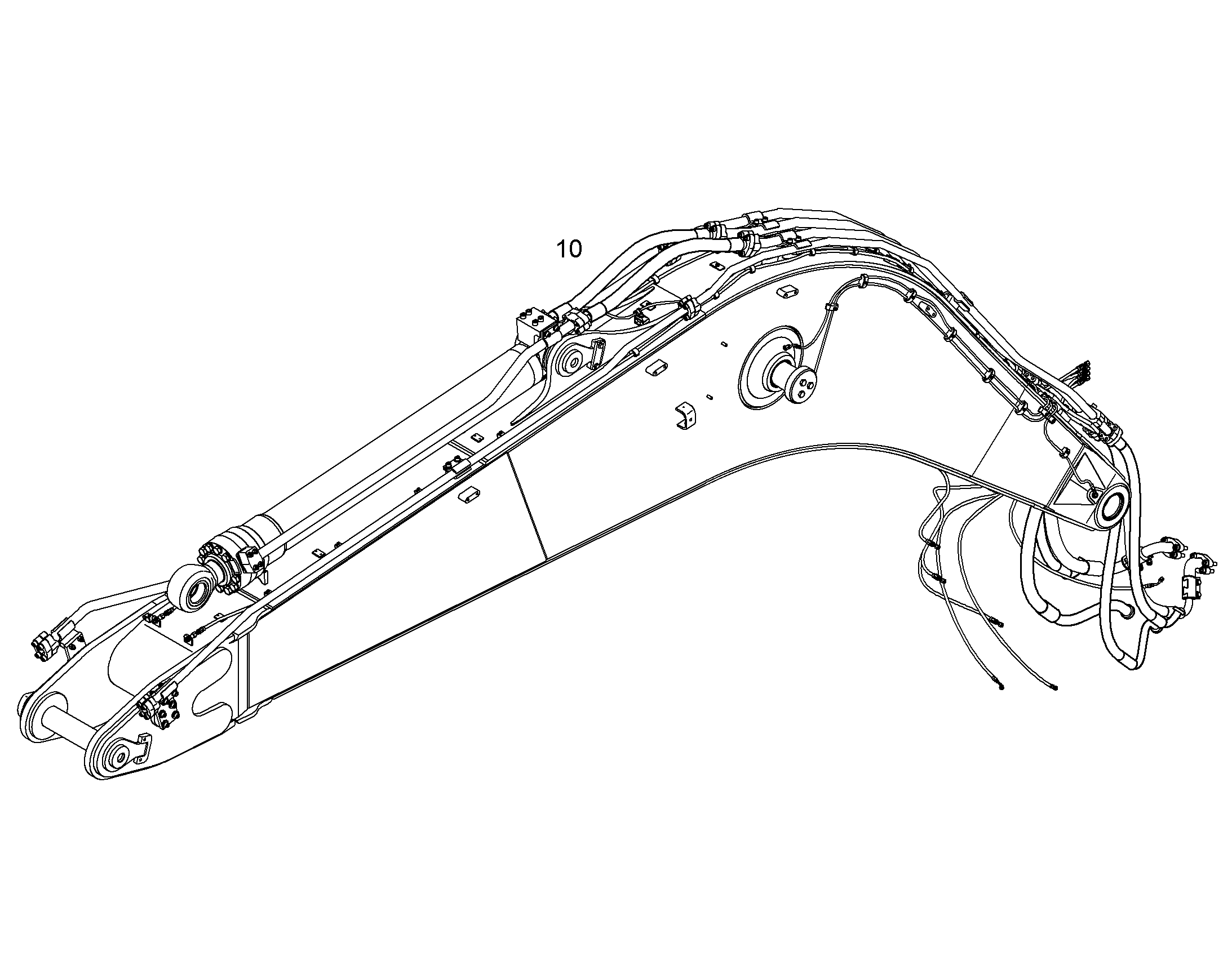 РЕКОНСТР.- ОДНОКОРП.СТРЕЛА 10856821 LIEBHERR