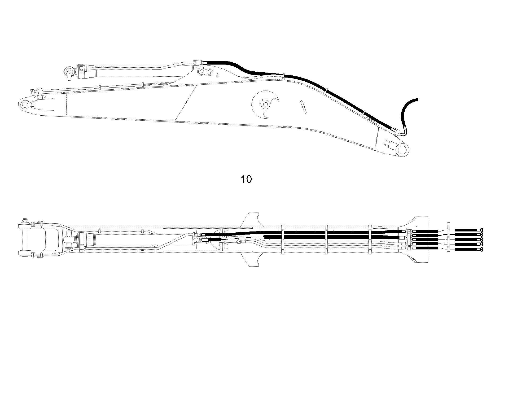 РЕКОНСТР.- ОДНОКОРП.СТРЕЛА 10856613 LIEBHERR