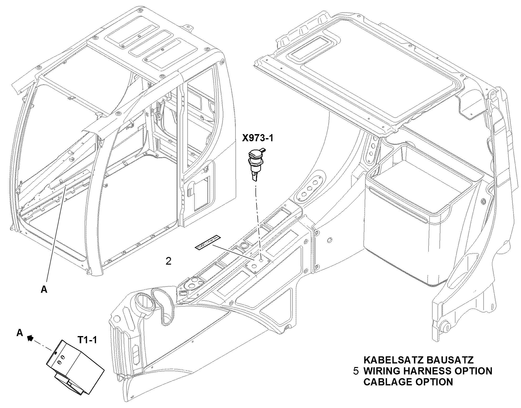 КОННЕКТОР 12V 94065610 LIEBHERR