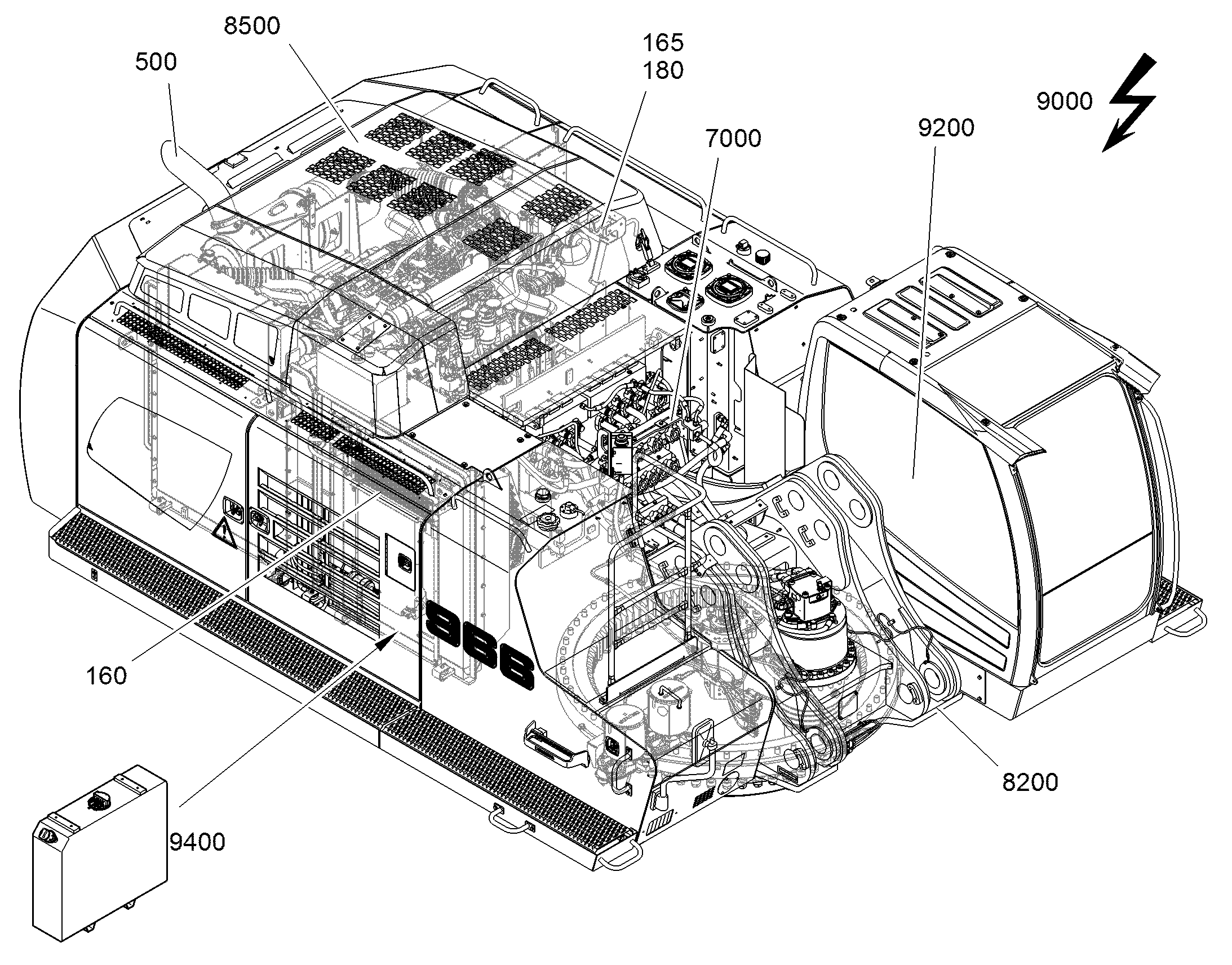 ПЕРЕОБОРУД. ПОВОР. ПЛАТФОРМЫ 10855340 LIEBHERR
