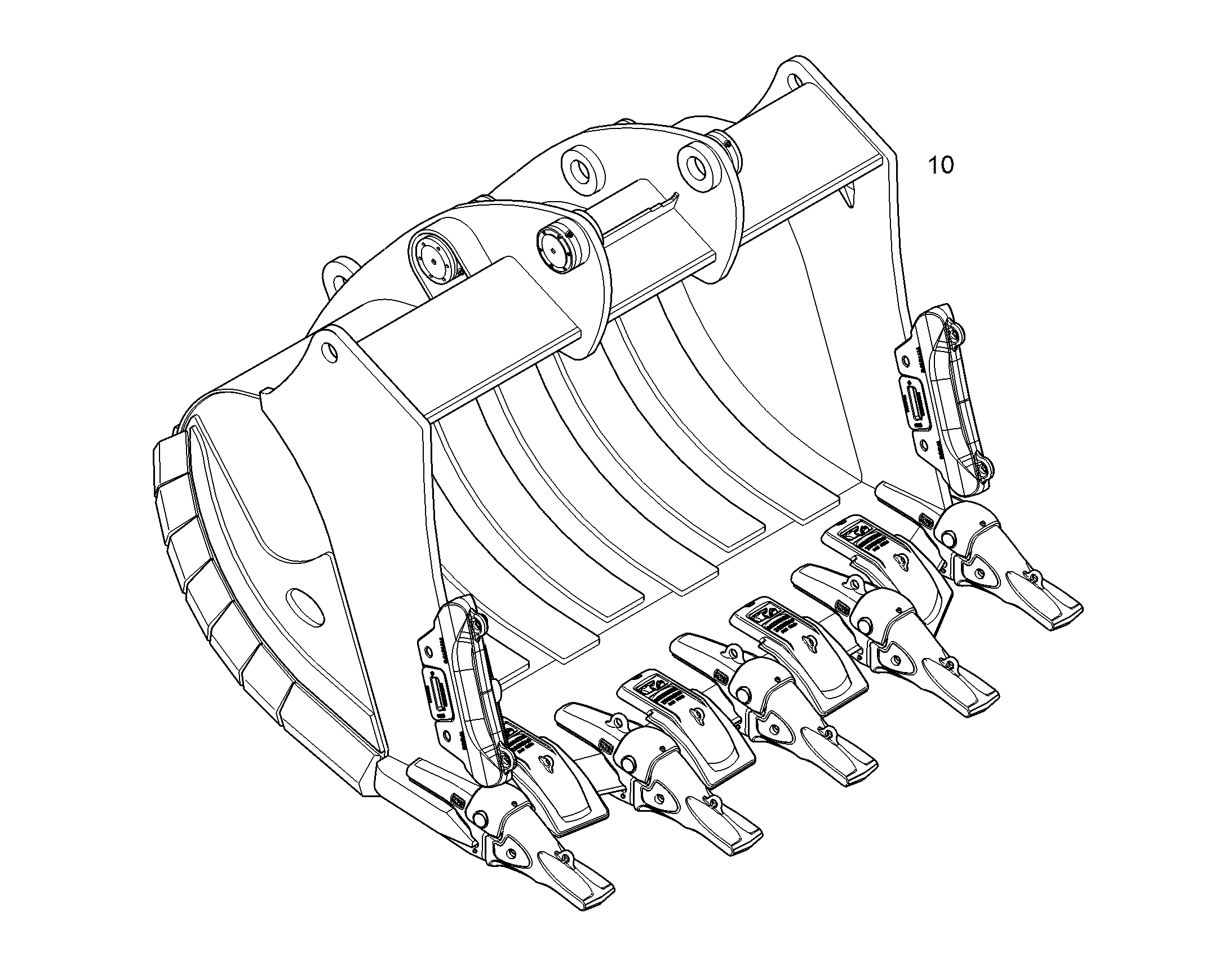 ЛОПАТА ОБРАТНАЯ HDV 10859102 LIEBHERR