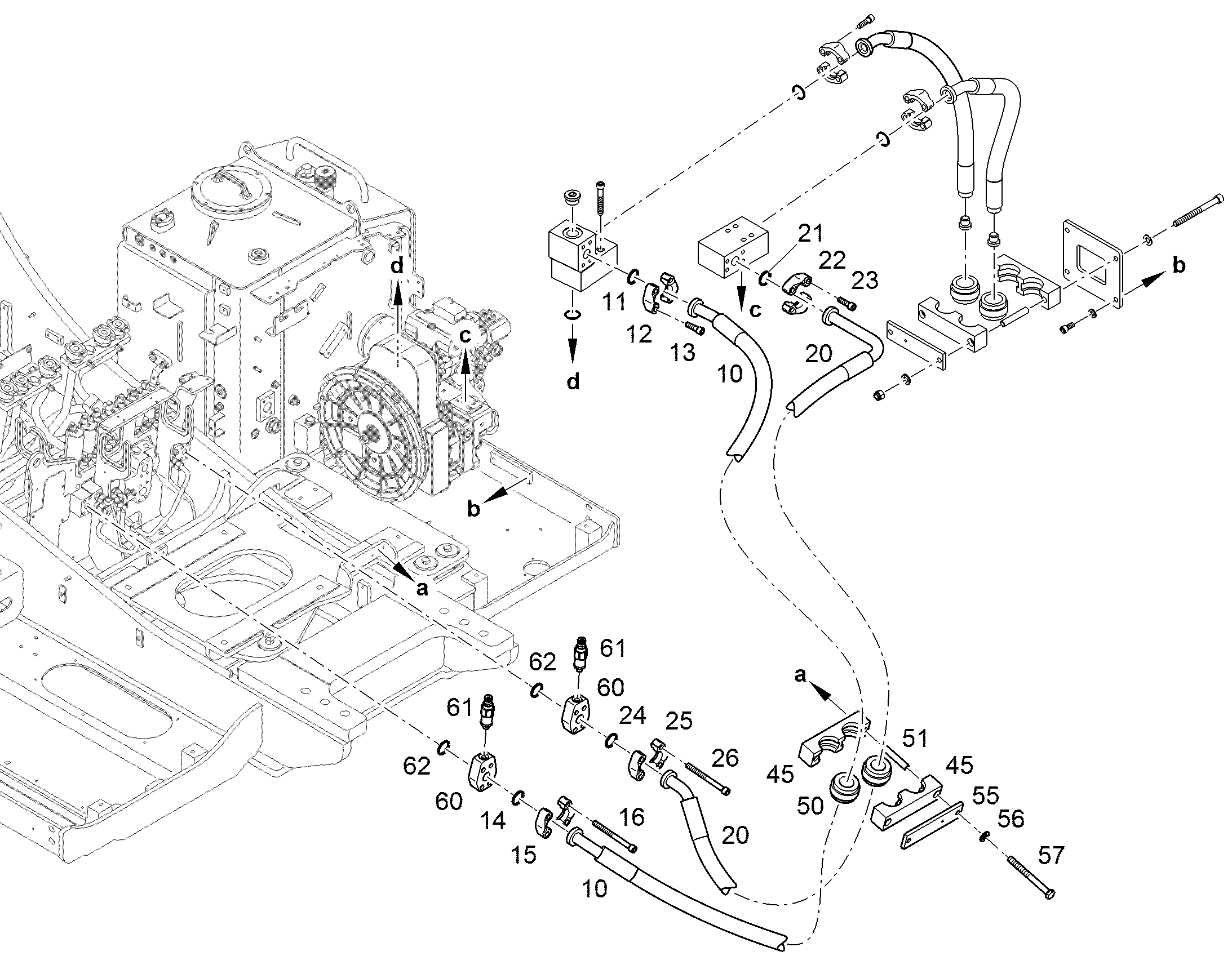 БЛОК ПРОМЕЖУТОЧНЫЙ 1' 1' R1/4' 9759353 LIEBHERR