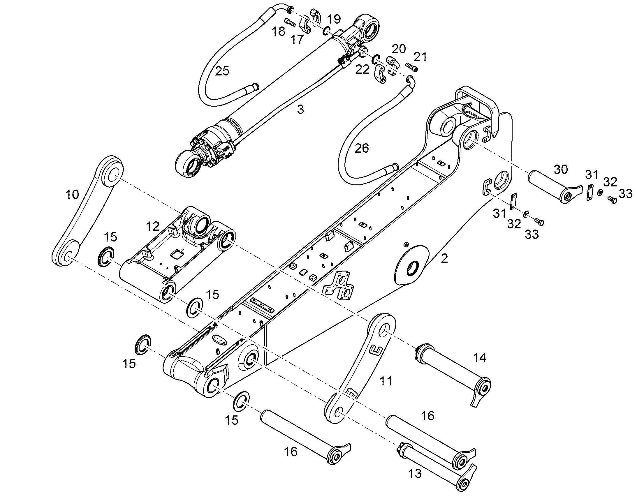 СЕРЬГА СОЕДИНИТЕЛЬНАЯ 10827326 LIEBHERR