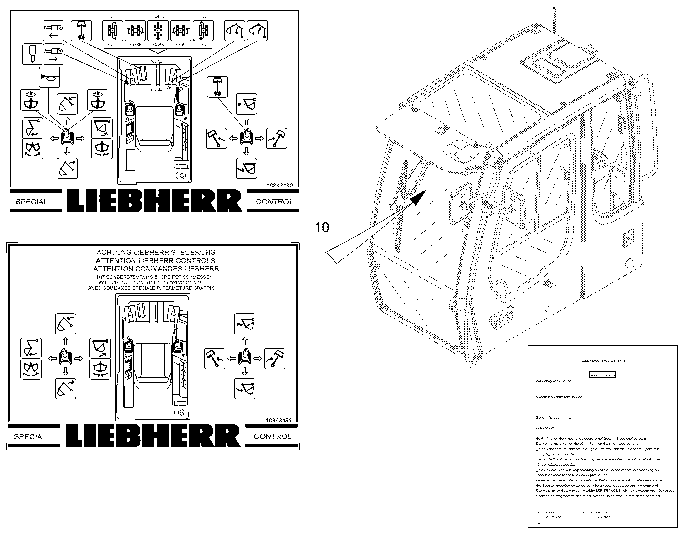 LIEBHERR УПРАВЛЕНИЕ 10858626 LIEBHERR