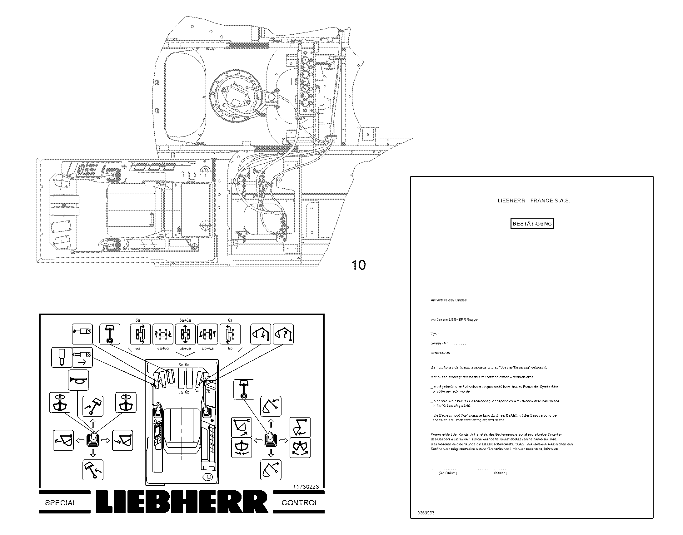 ДОП.-ДОПОЛНИТЕЛЬНОЕ УПРАВЛ. 11730198 LIEBHERR