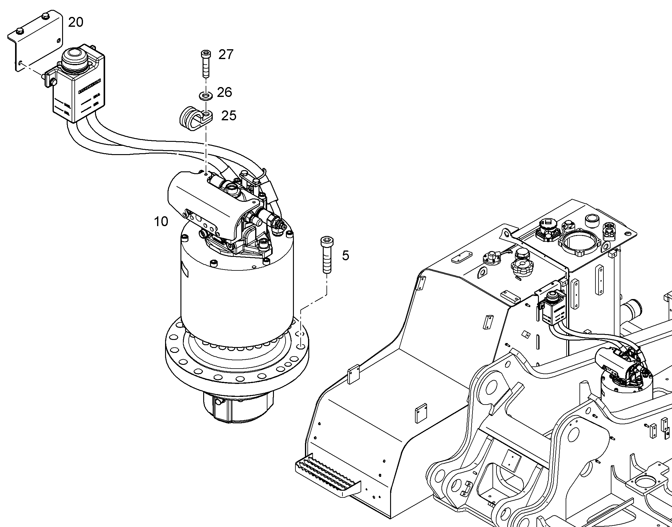 МЕХАНИЗМ ПОВОРОТА 11458275 LIEBHERR