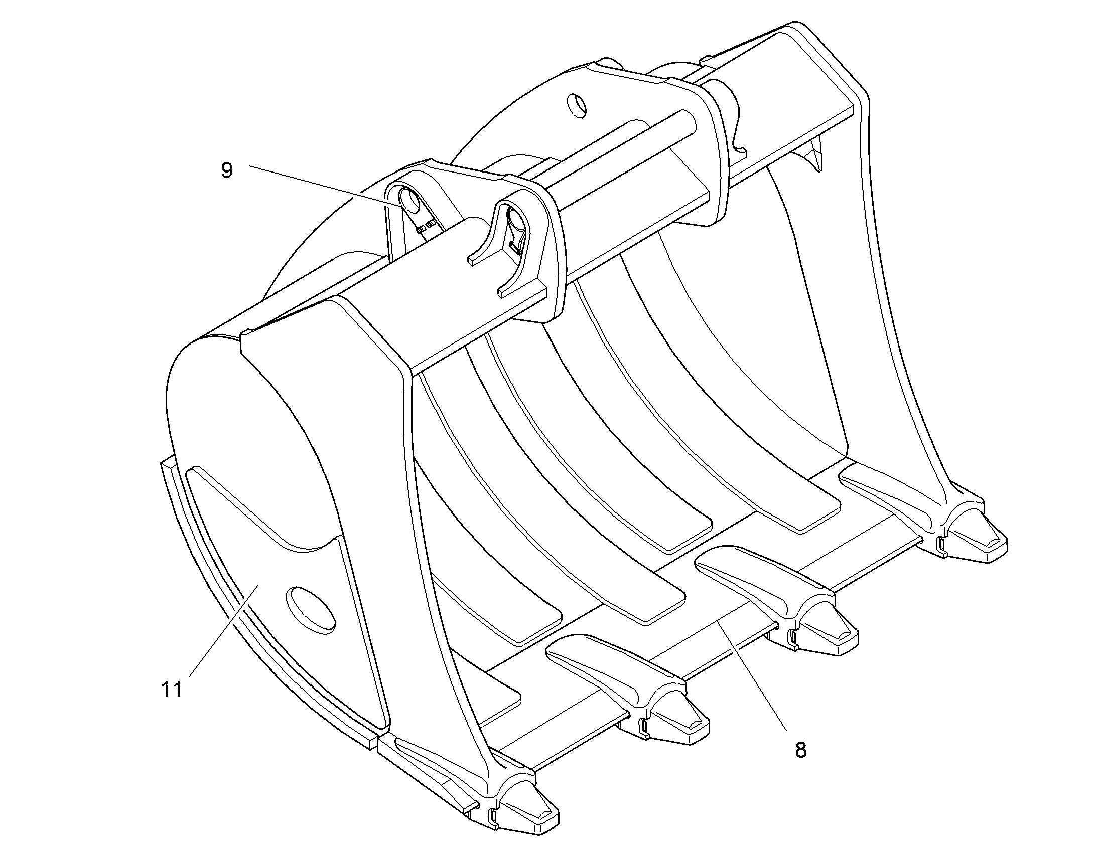 ЗАБРАЛО КОВША 10849145 LIEBHERR