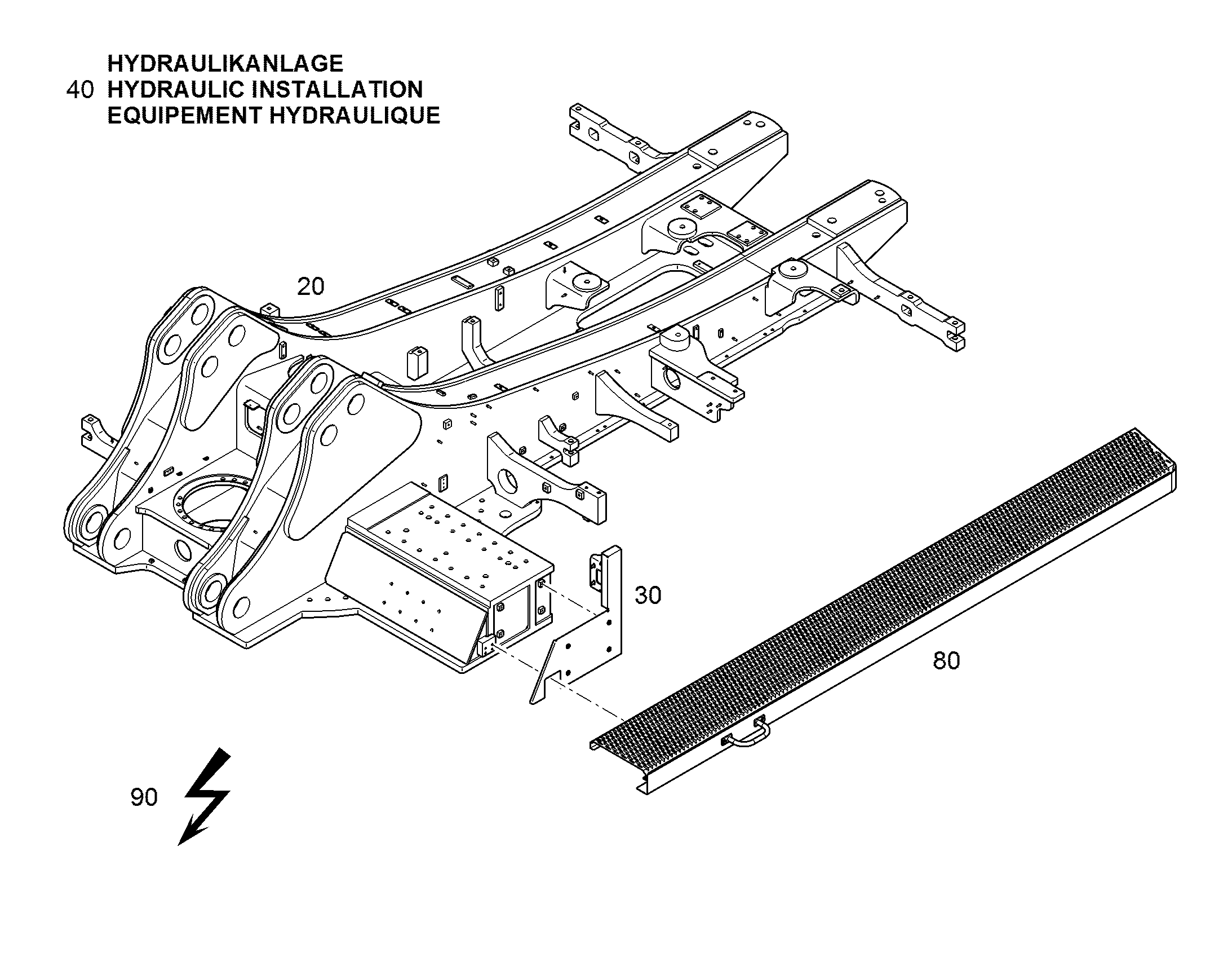 ГИДРАВЛИЧЕСКАЯ СИСТЕМА 11464588 LIEBHERR