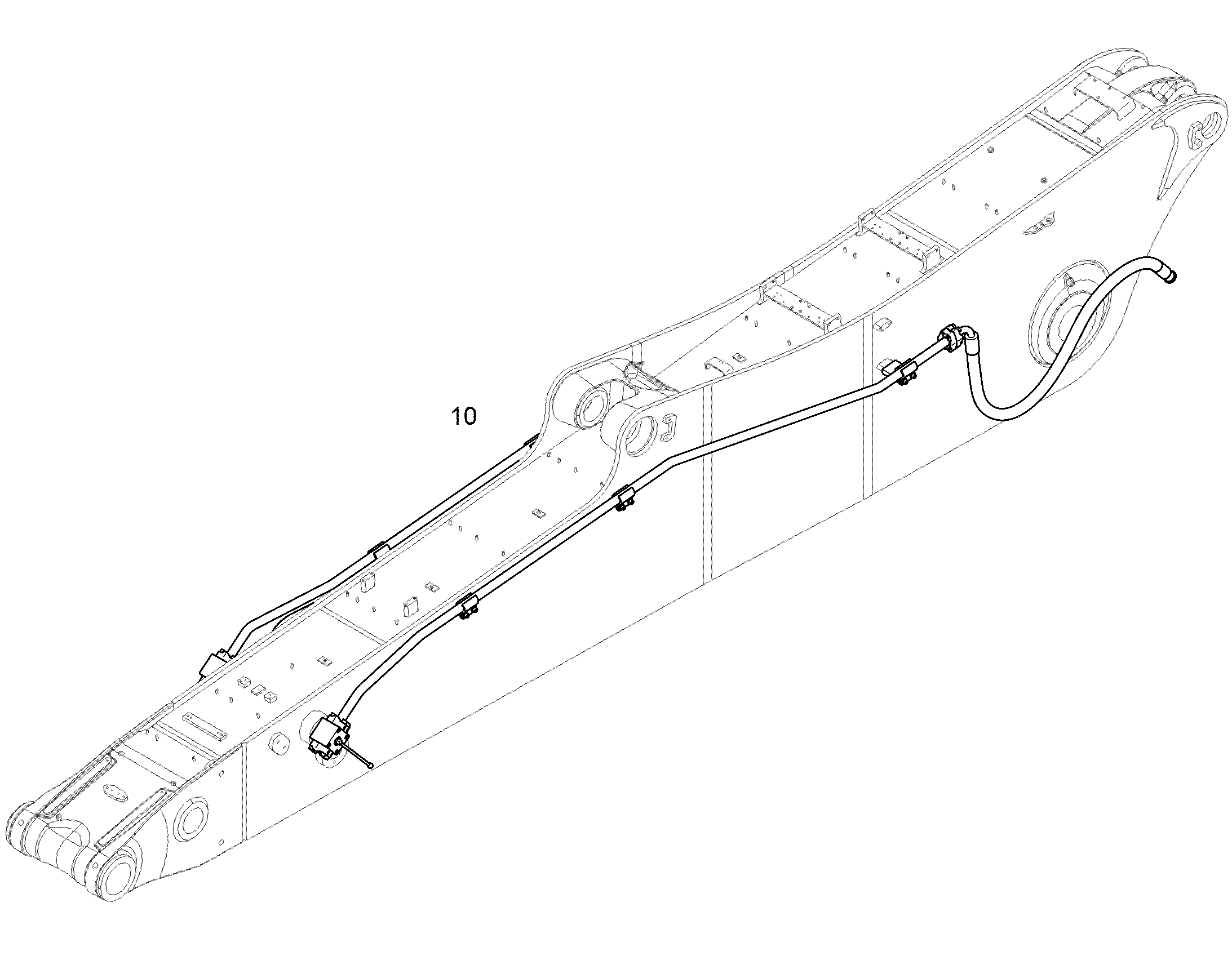 ПРОВОДКА МОНТАЖ AHS 11464935 LIEBHERR