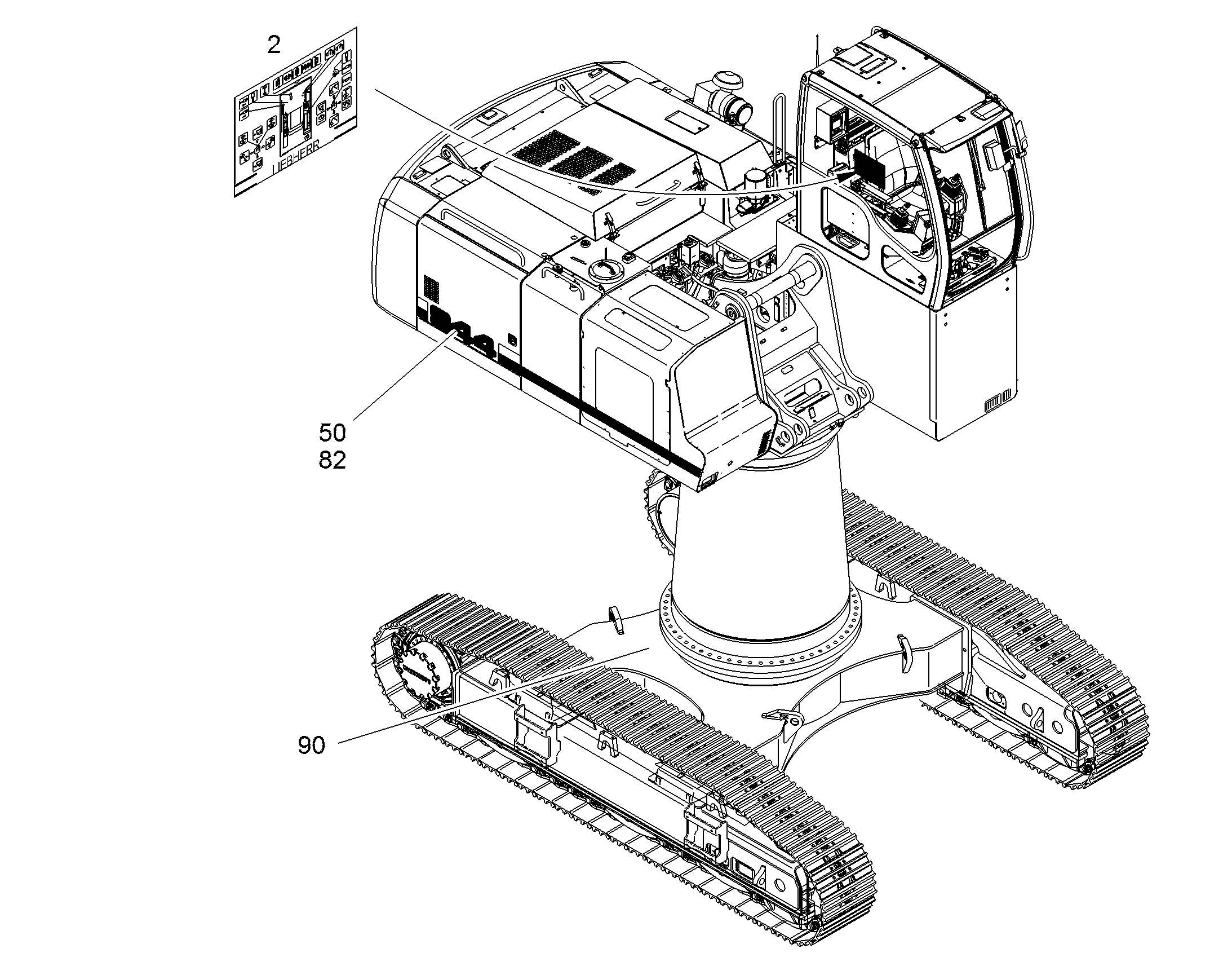 LABELS BRAZILIAN-PORTUGUESE 10861489 LIEBHERR