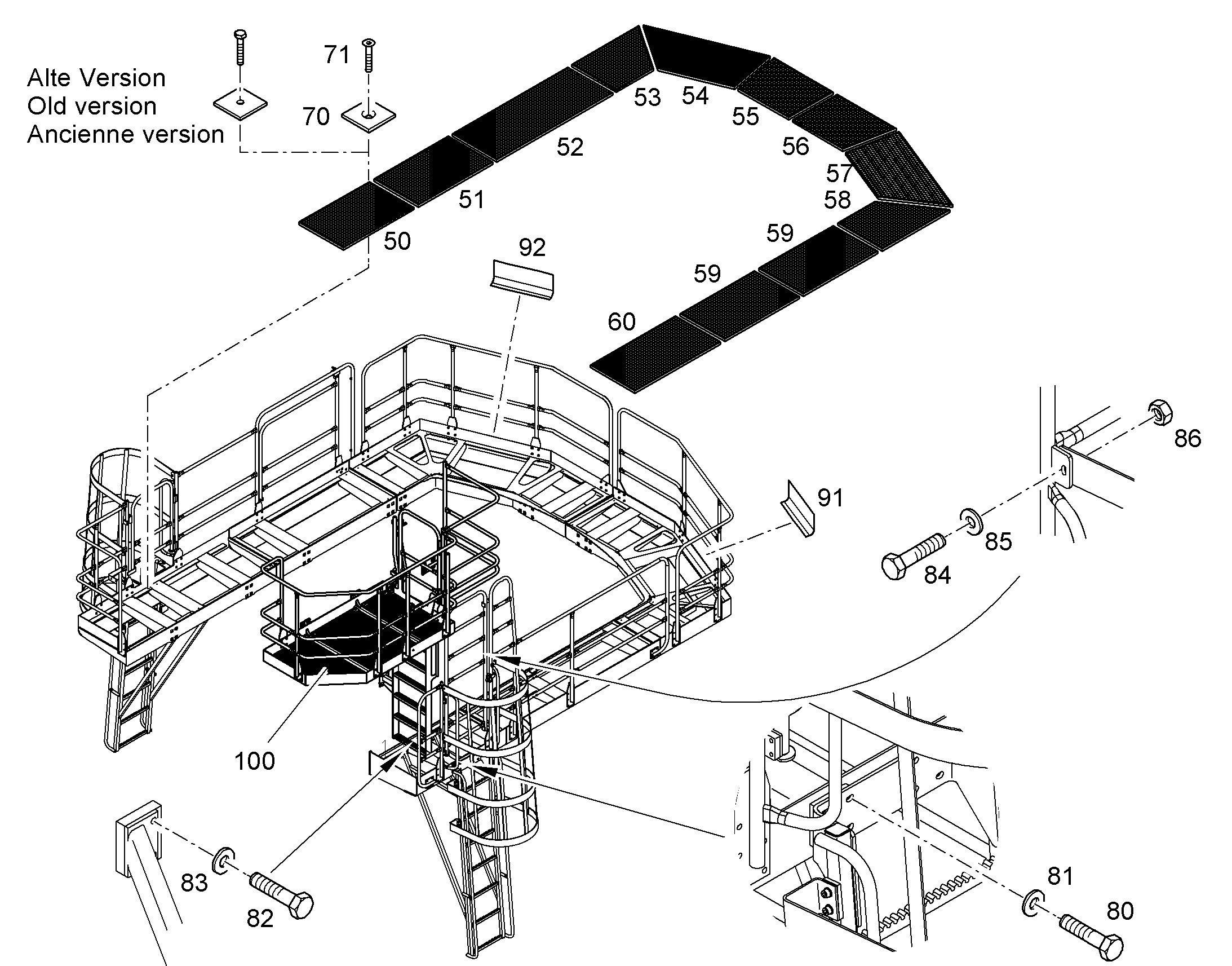 ПЛАТФОРМА КАБИНЫ 11451571 LIEBHERR