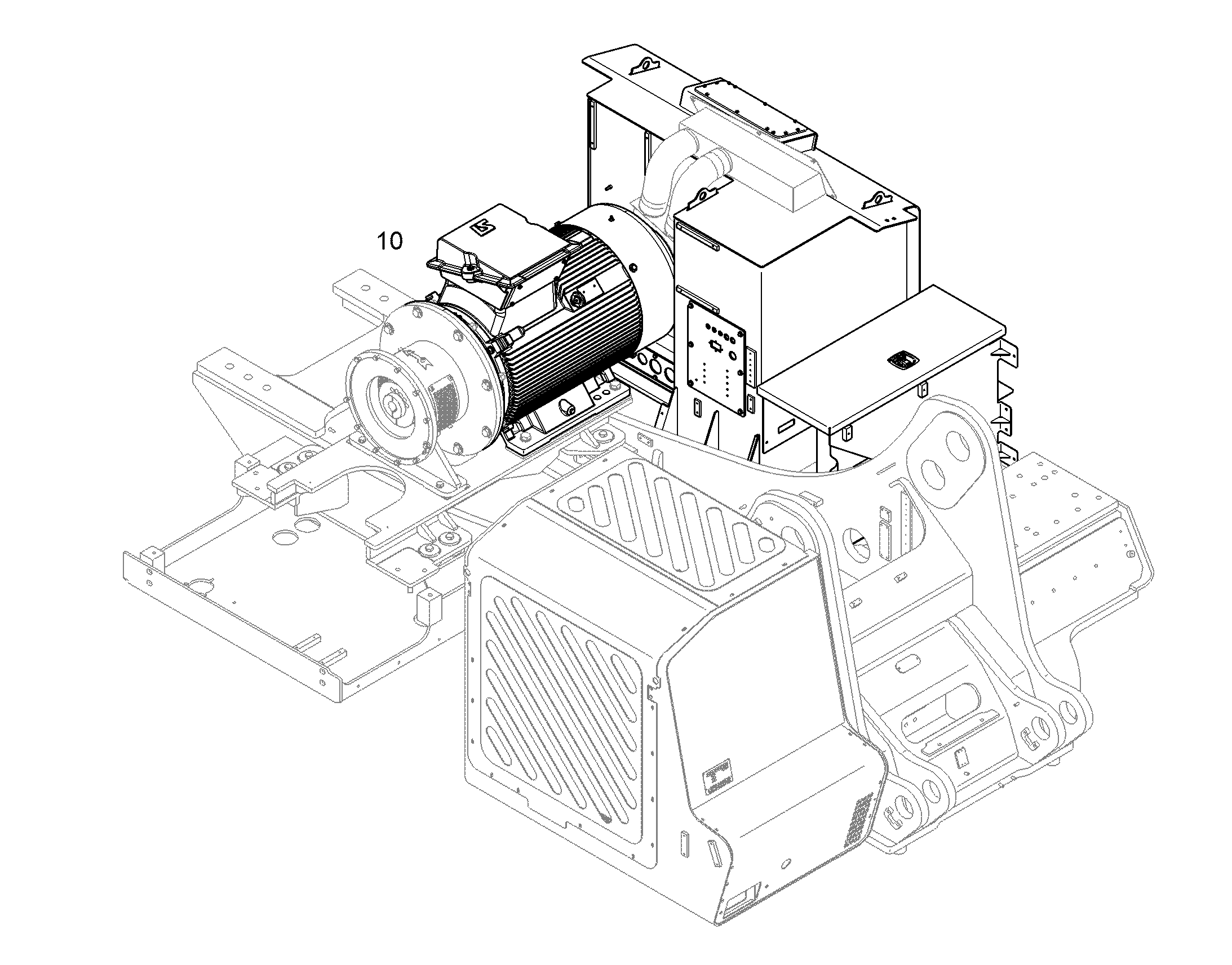 МОНТ.КОМПЛ.ВЫКЛ.МАСЛ.ГИДРОПР. 690V 60HZ 200KW 11465678 LIEBHERR