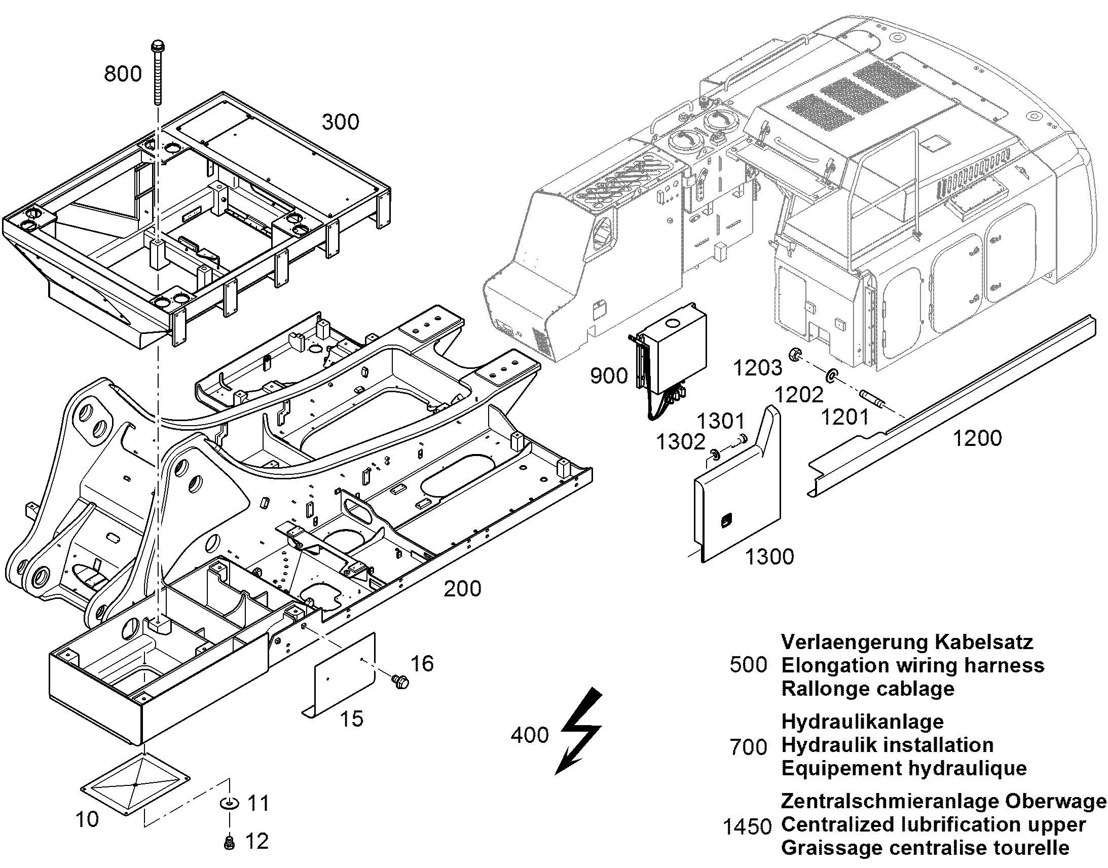 ПОВОРОТНАЯ ПЛАТФОРМА 10861283 LIEBHERR