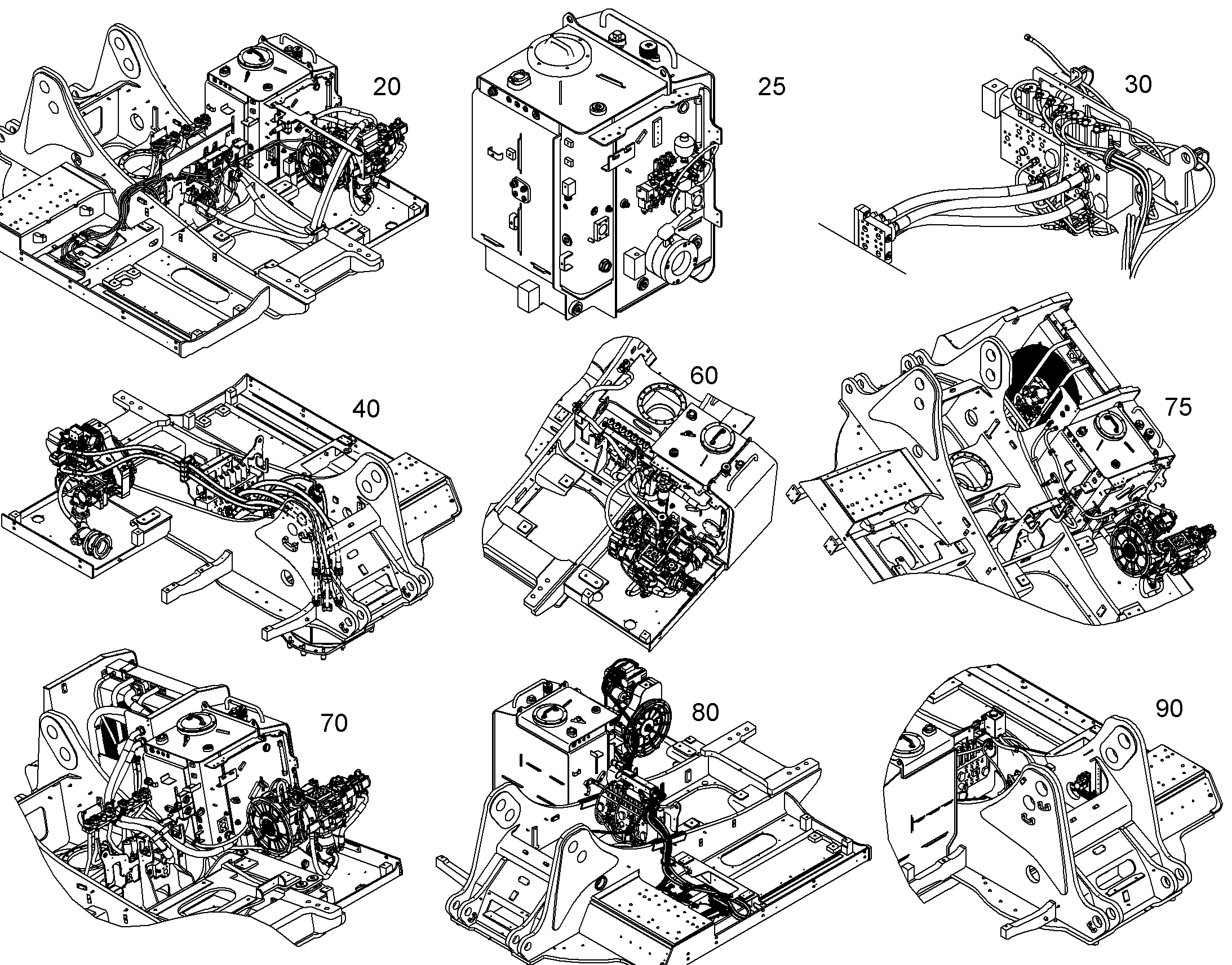 ГИДР. /ВСАСЫВАЮЩИЕ+ОБР. ШЛАНГИ 10847352 LIEBHERR