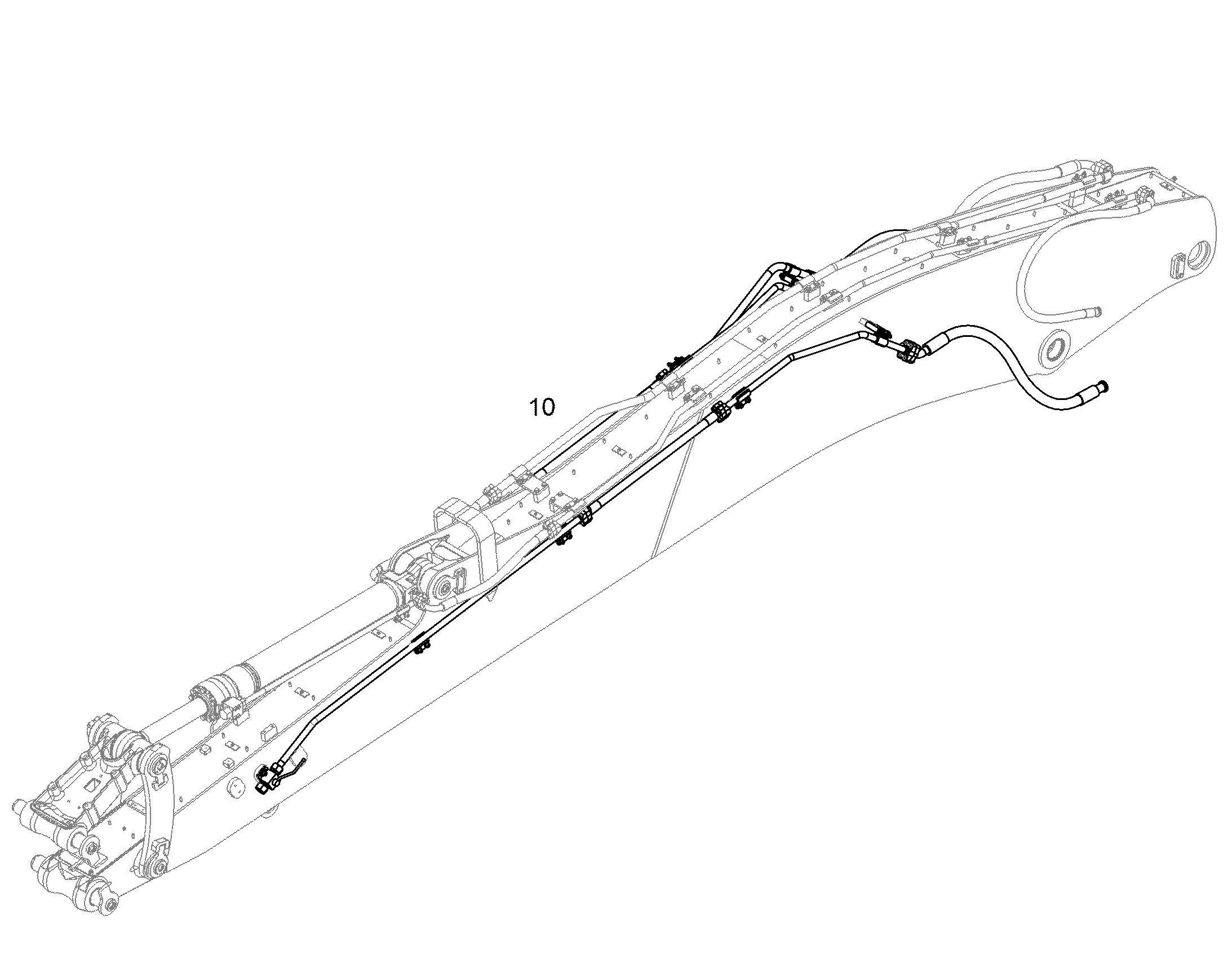 ПРОВОДКА МОНТАЖ AHS 10078915 LIEBHERR