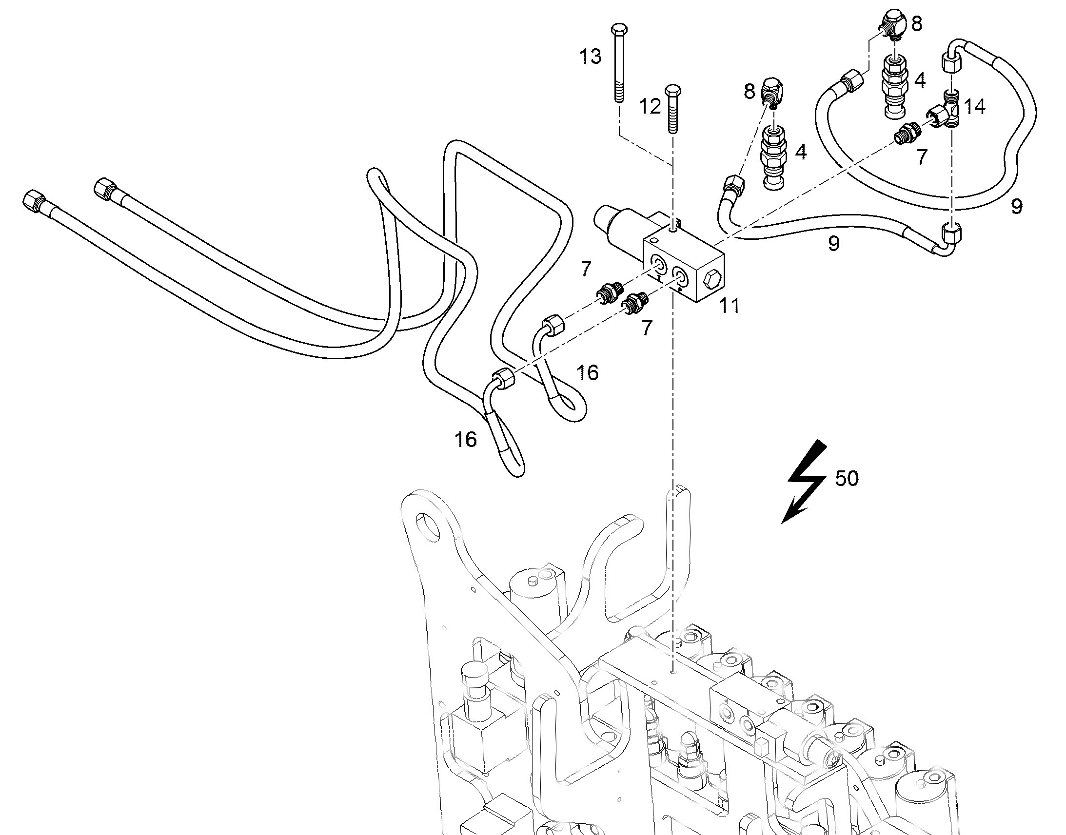 КЛАПАН ПОДПИТКИ 5608606 LIEBHERR