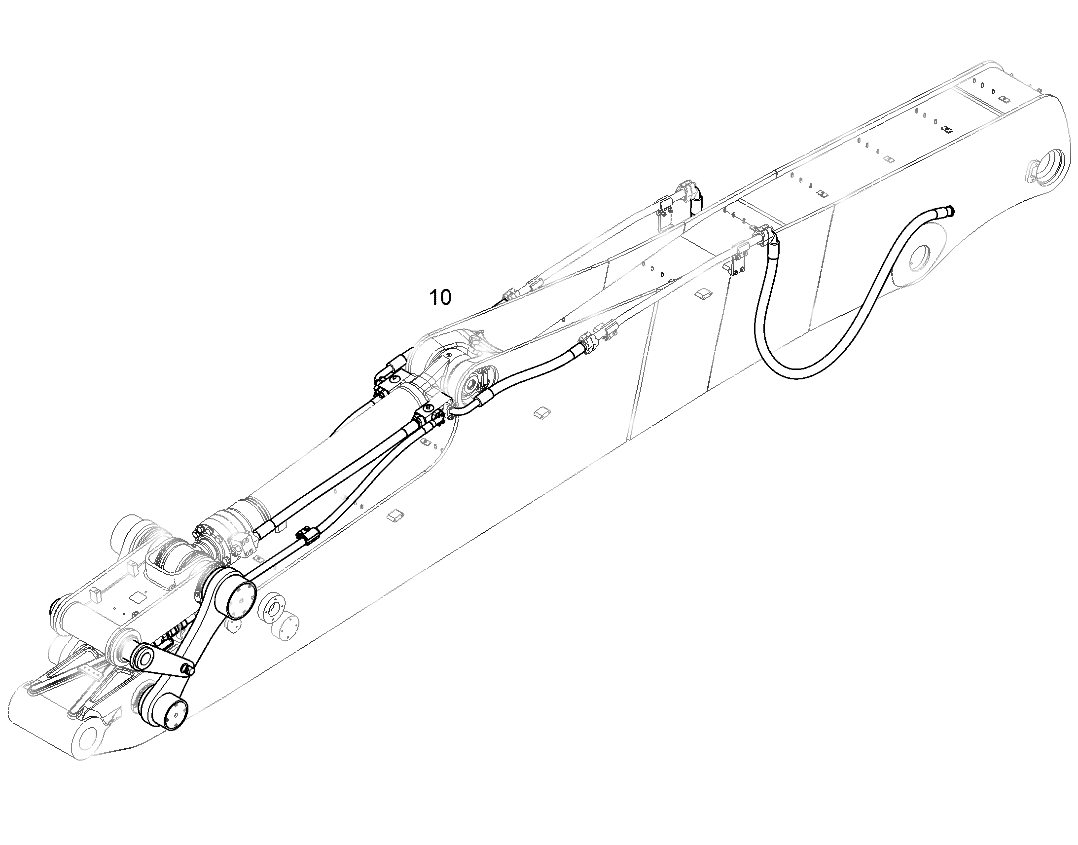ПРОВОДКА ПРИВОД ГРЕЙФЕРА 11462059 LIEBHERR