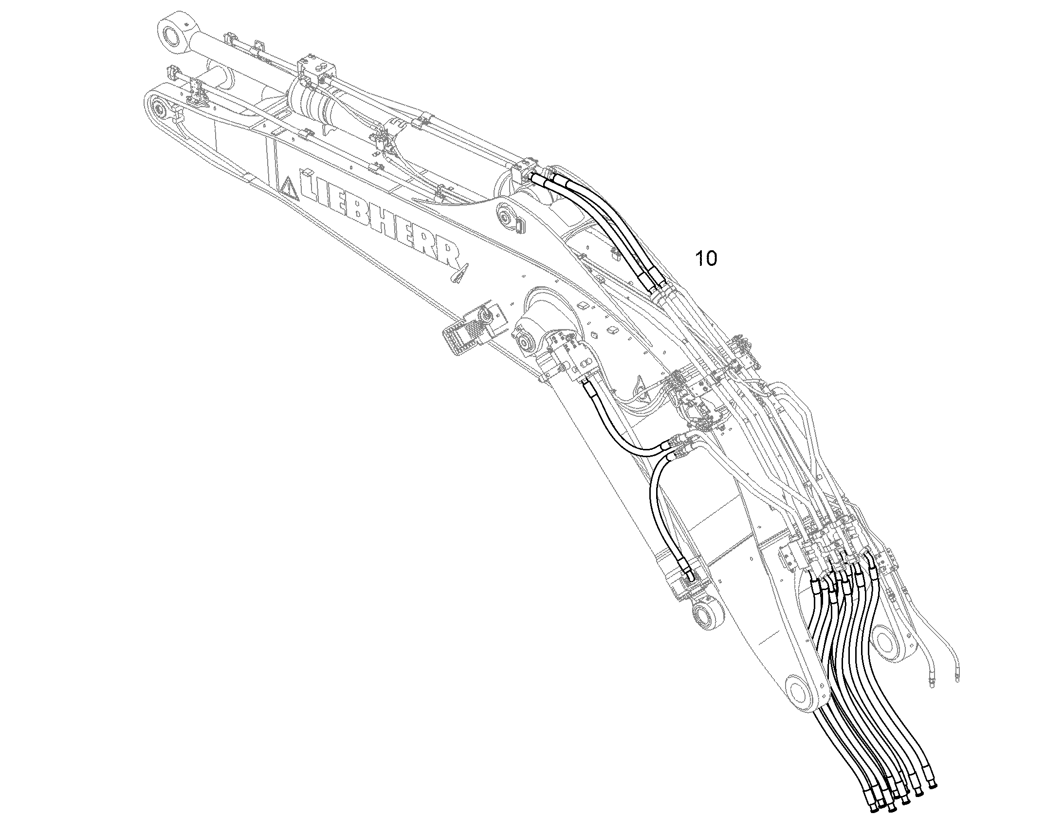 РЕКОНСТР.- ОДНОКОРП.СТРЕЛА 11730486 LIEBHERR
