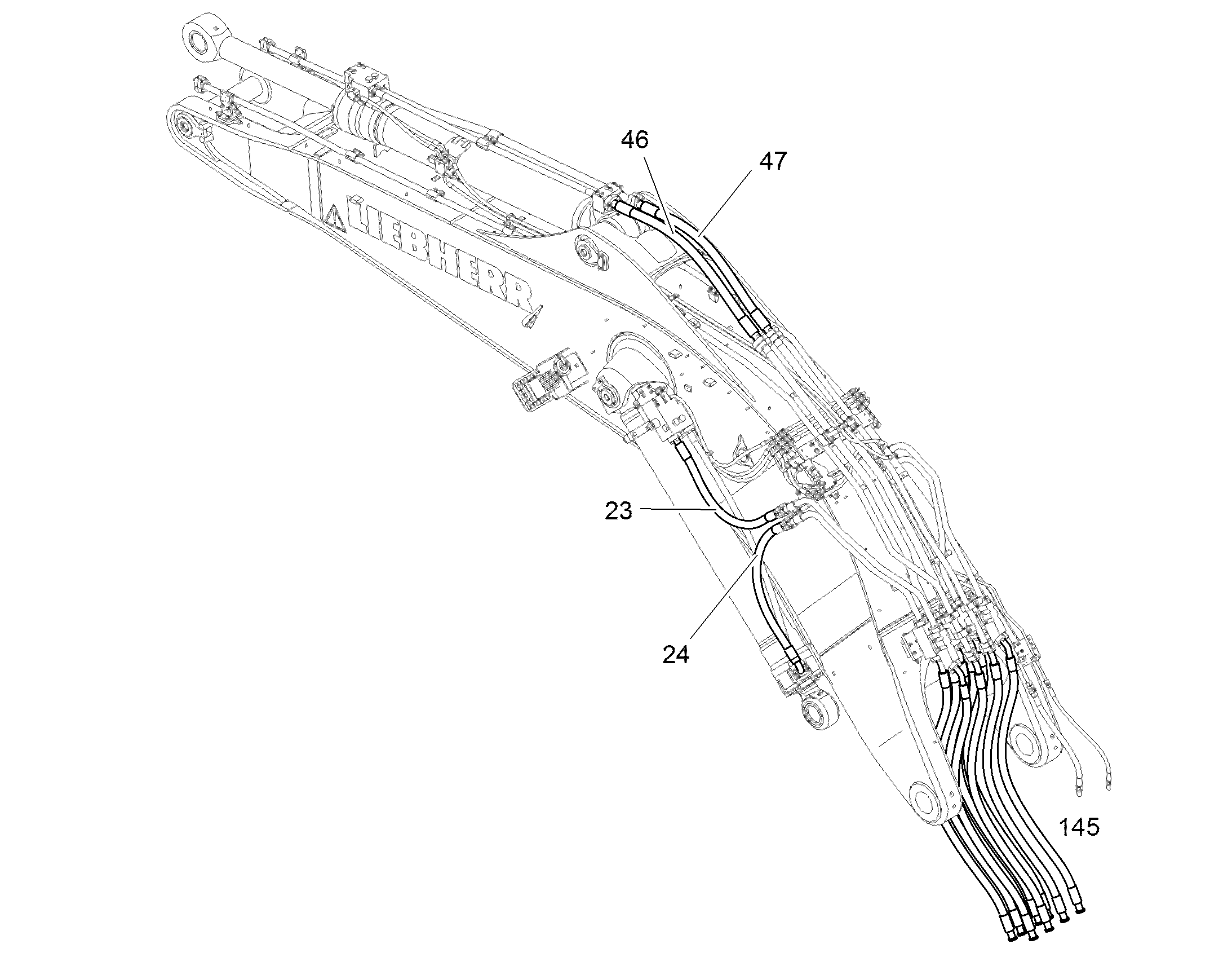 ШЛАНГОВОЕ СОЕДИНЕНИЕ ПЕРИМЕТР 11733143 LIEBHERR
