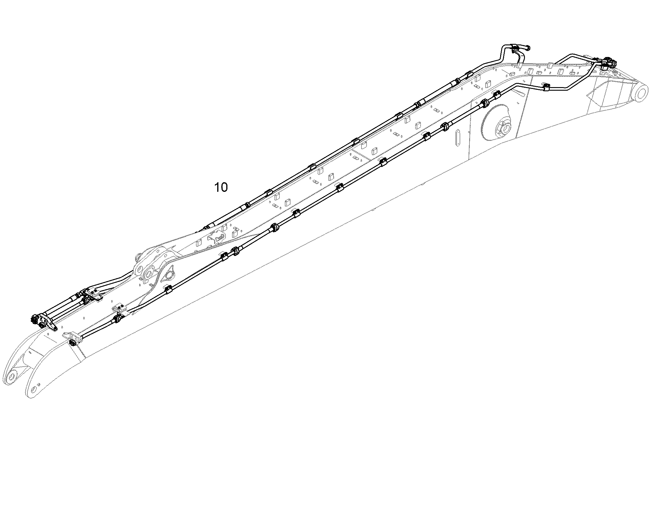 ПРОВОДКА МОНТАЖ AHS 11460304 LIEBHERR