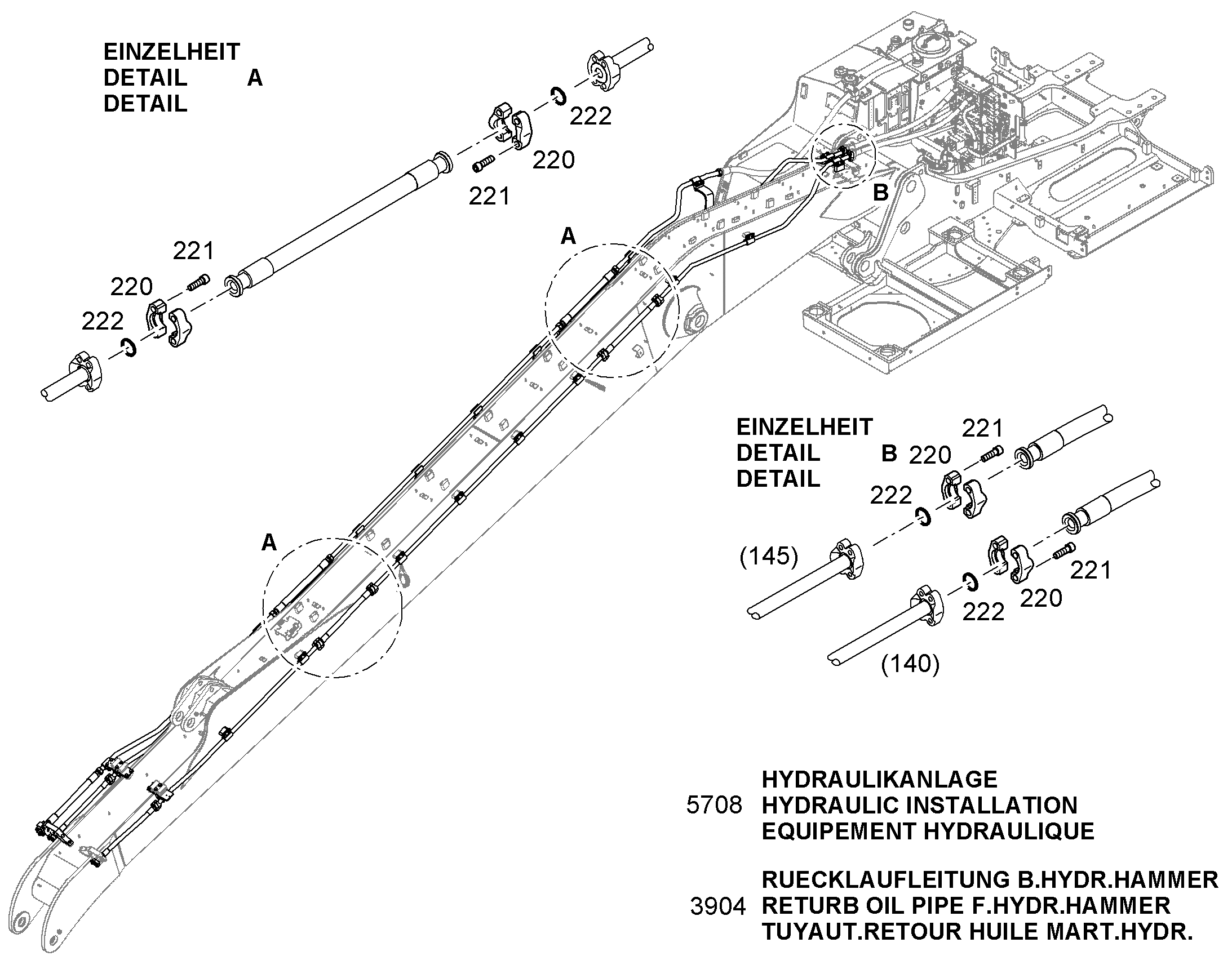 ГИДРАВЛИЧЕСКАЯ СИСТЕМА 10851295 LIEBHERR