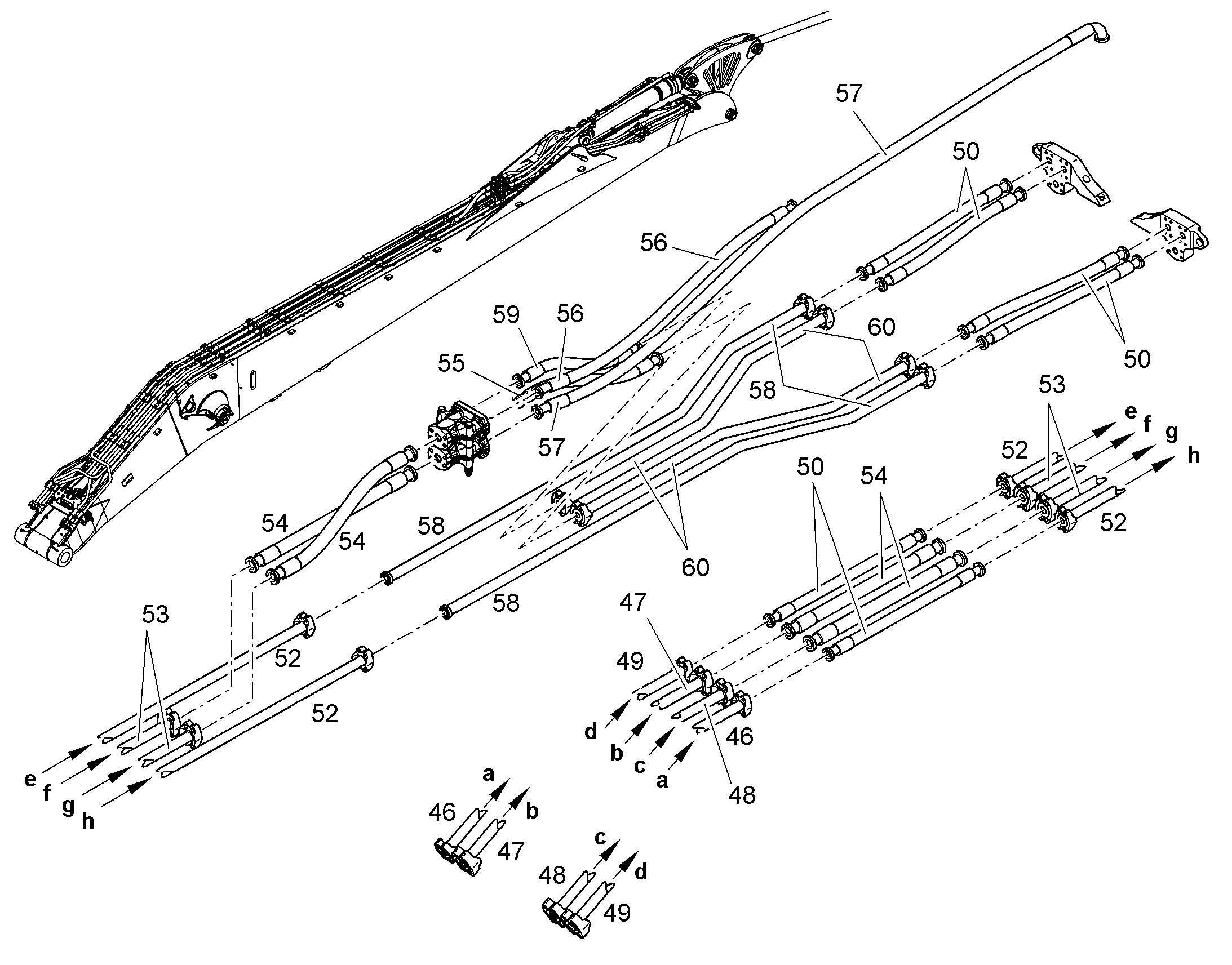 ШЛАНГ 20X2500 5607865 LIEBHERR