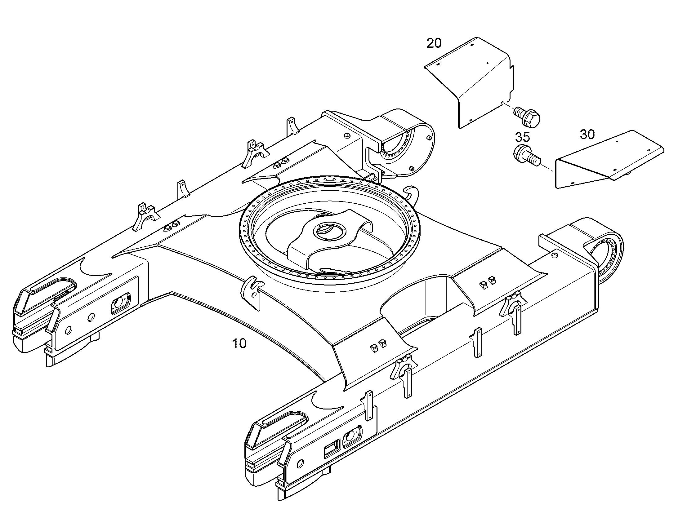 GEAR BEARING MODIF. 11732453 LIEBHERR