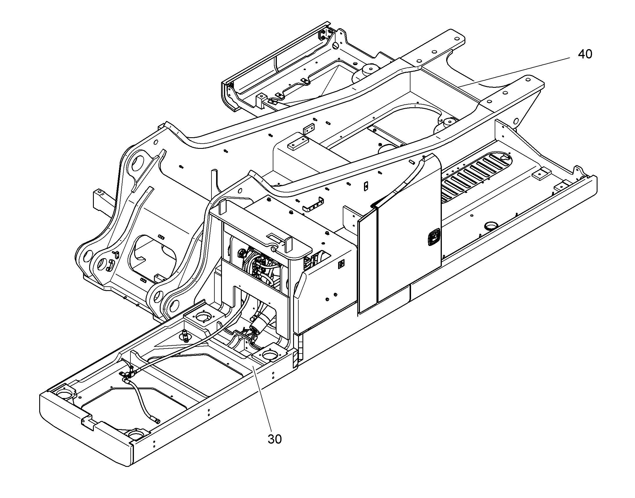 МЕХАНИЗМ ОПРОКИДЫВАЮЩИЙ 30° OBW 11465052 LIEBHERR