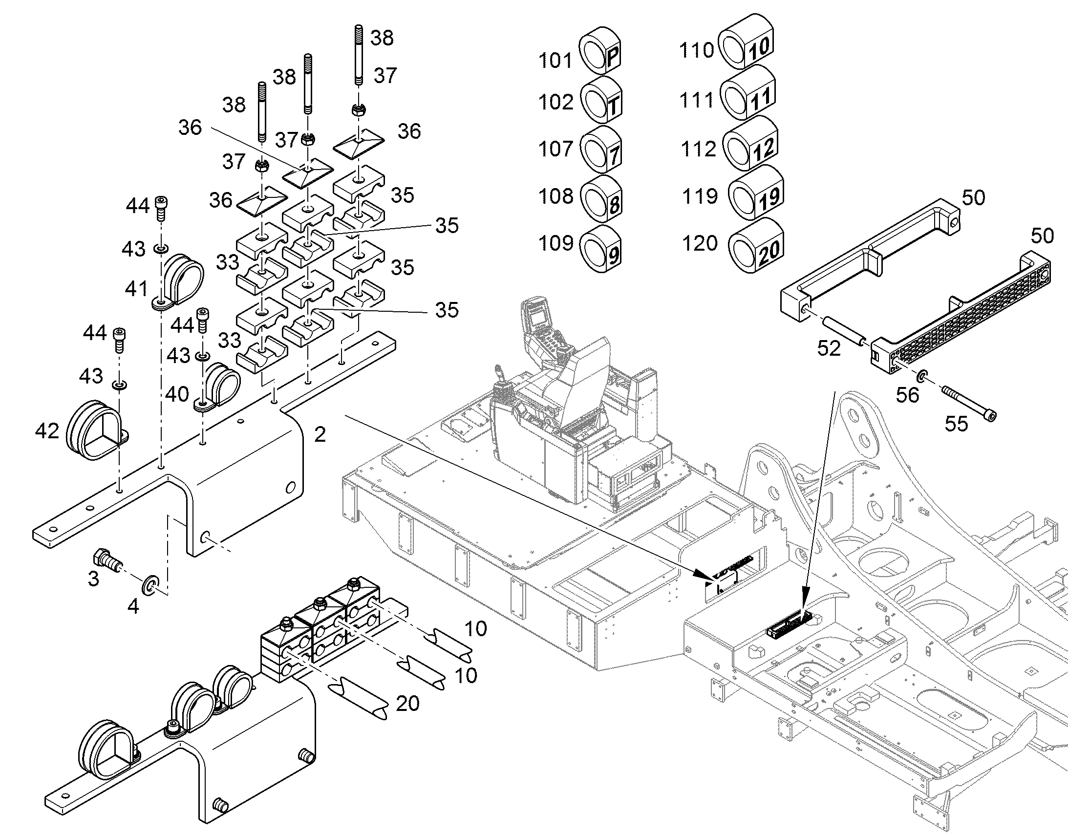 ШЛАНГ УПРАВЛЕНИЯ 8X1800 10015546 LIEBHERR