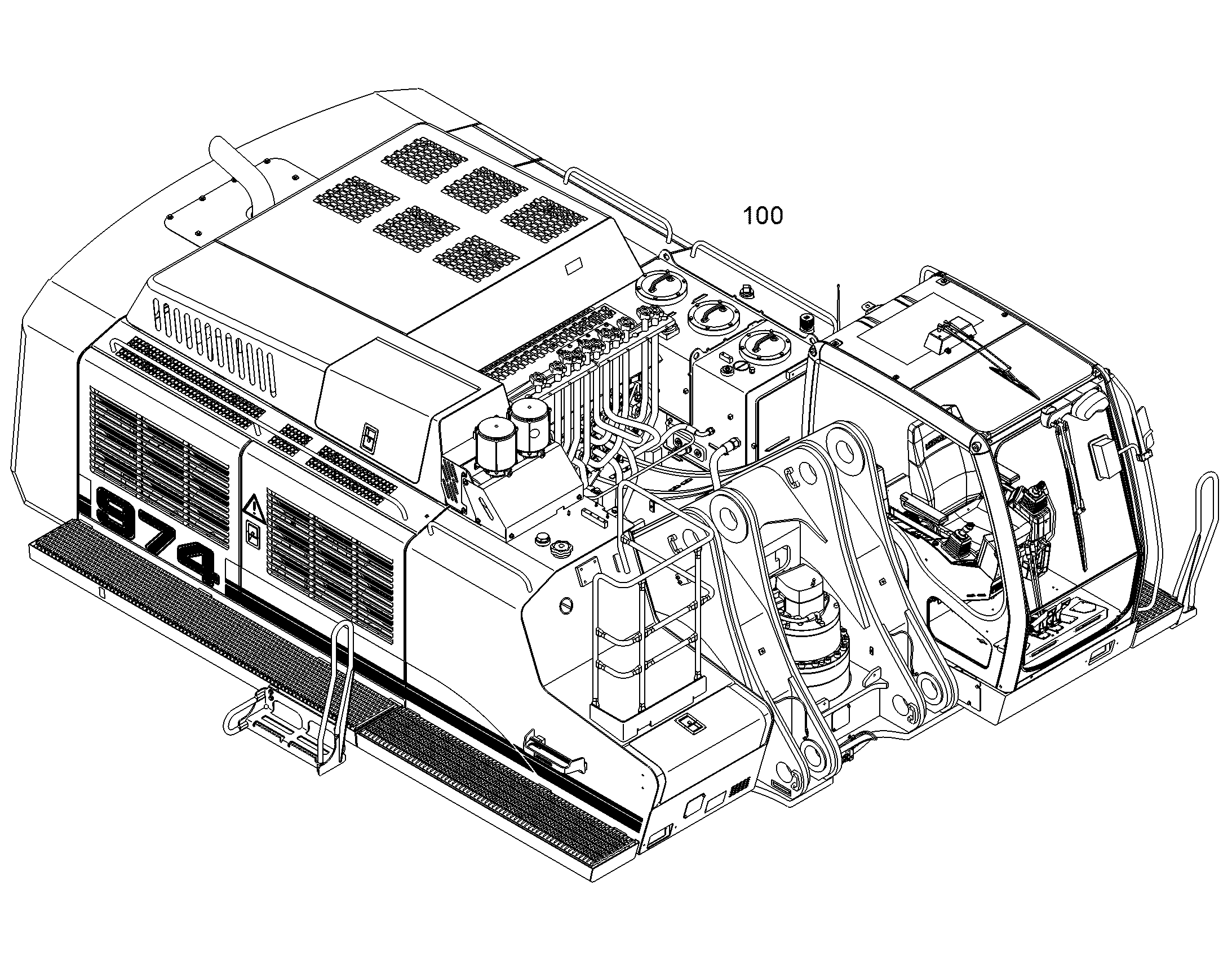 ПОВОРОТНАЯ ПЛАТФОРМА 10075021 LIEBHERR