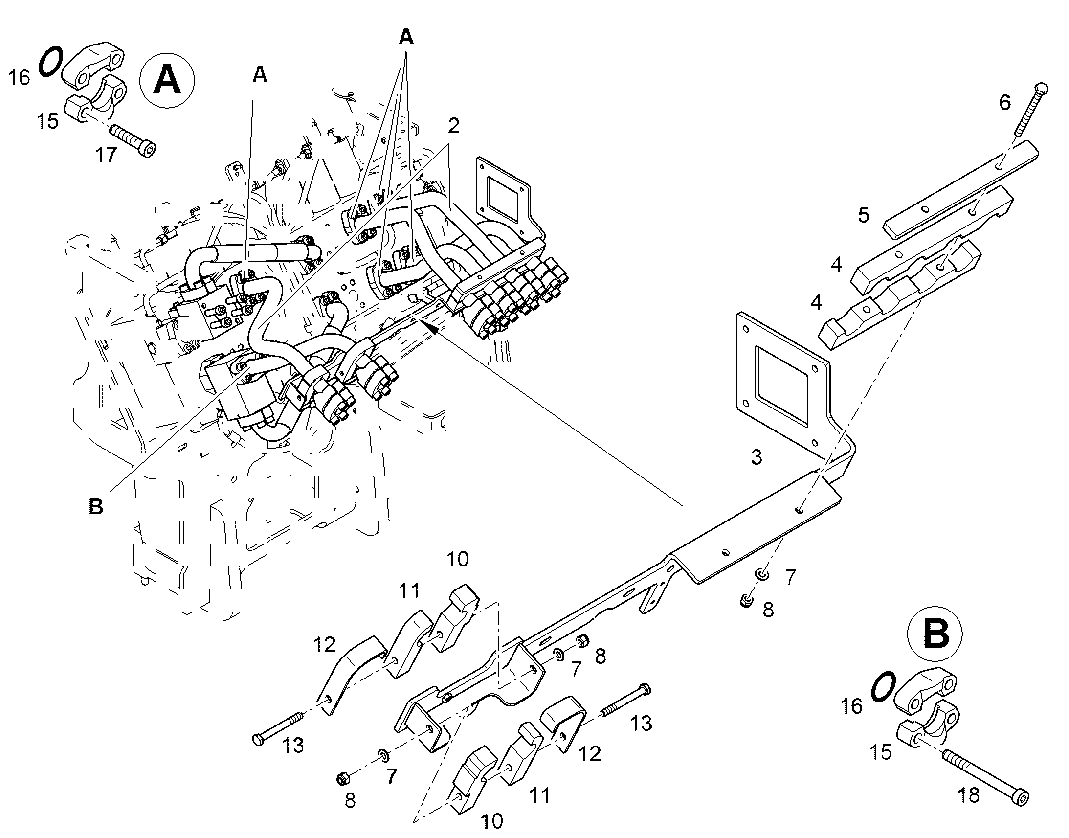 ПОЛУХОМУТИК 9945121 LIEBHERR