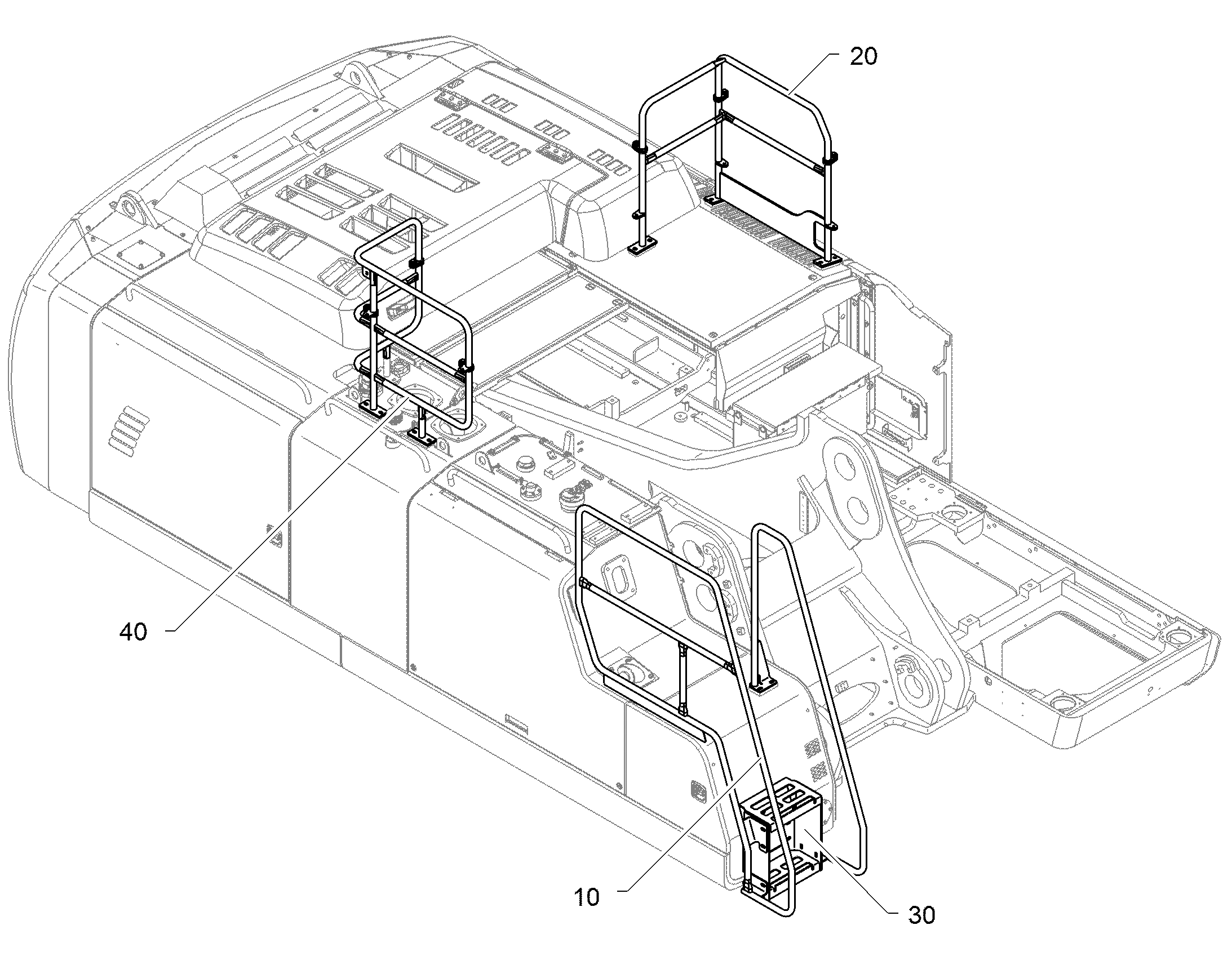 ПОРУЧНИ В СБОРЕ 11465984 LIEBHERR