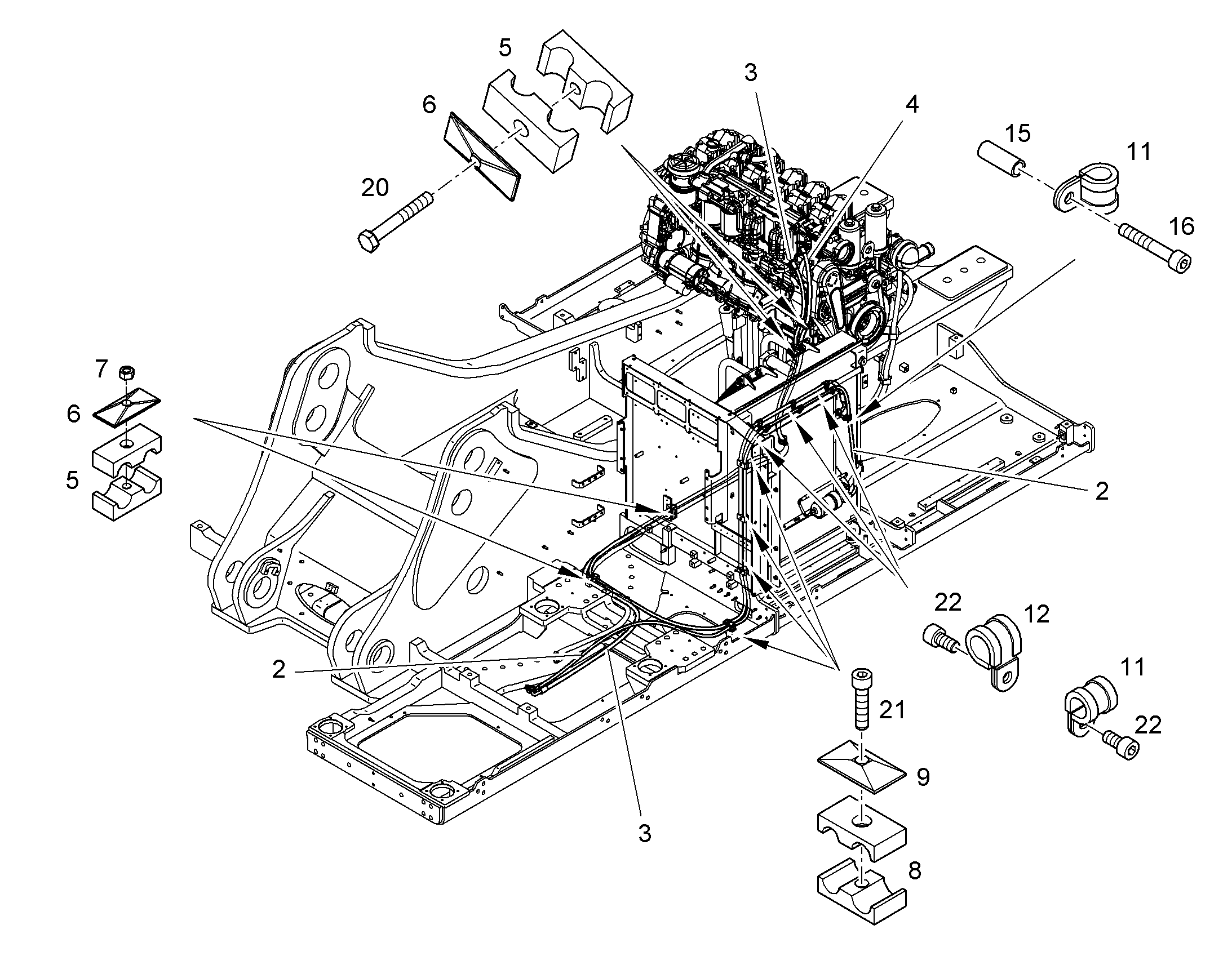 ШЛАНГ 8X4500 11067996 LIEBHERR