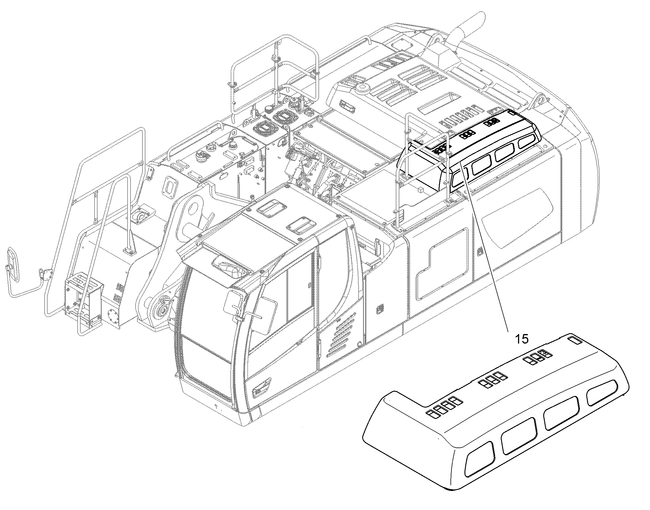 КРЫШКА РАДИАТОРА 10829948 LIEBHERR
