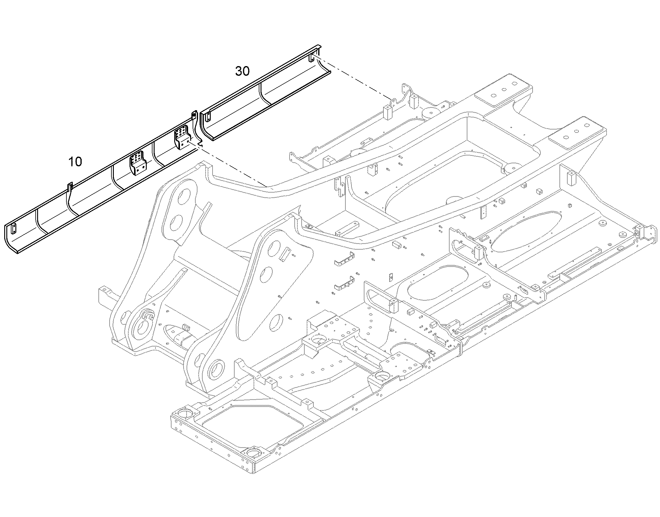 ОБШИВКА ПОВОРОТНОЙ ПЛАТФОРМЫ 11461083 LIEBHERR