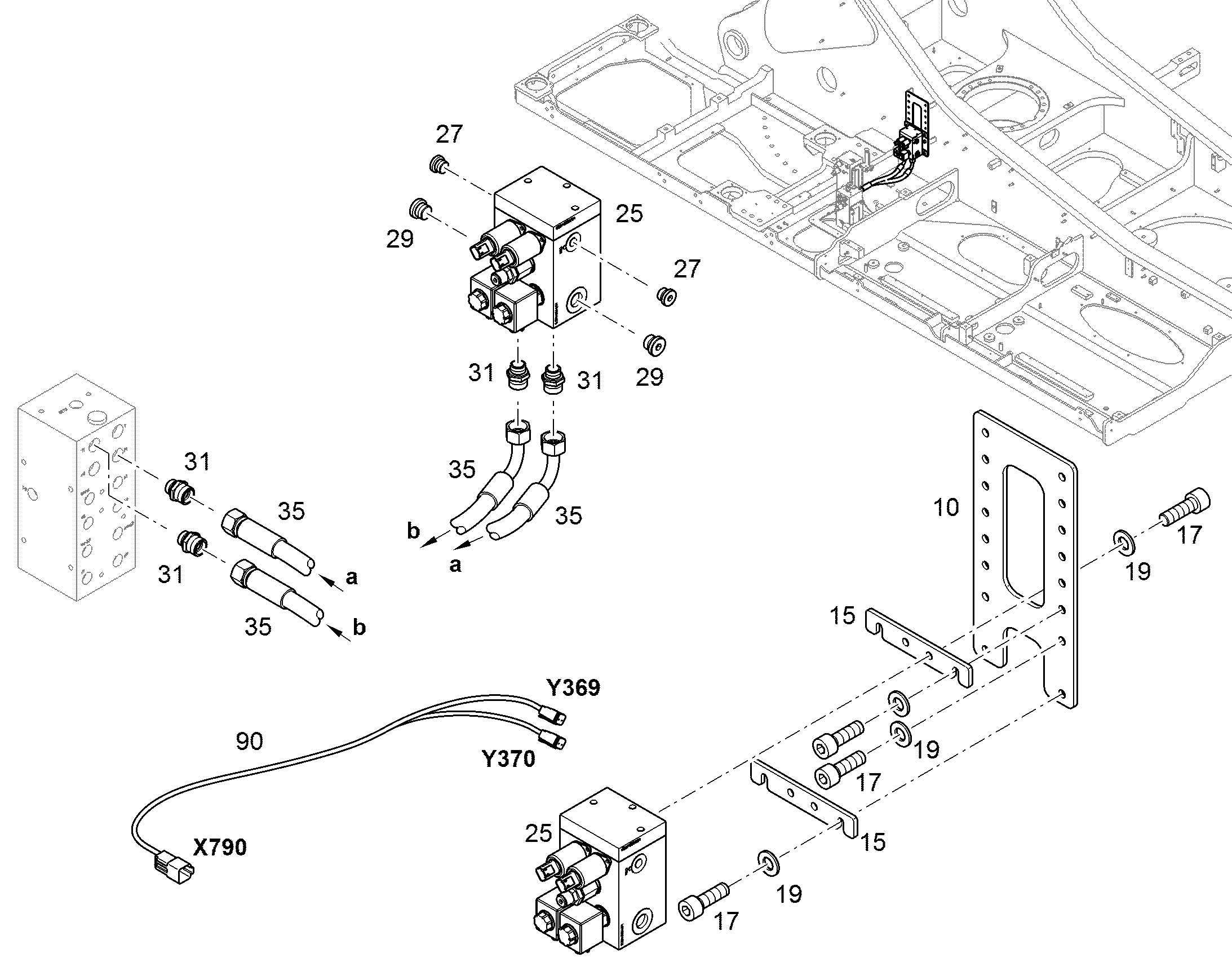 КОМПЛЕКТ КАБЕЛЕЙ W9 10388430 LIEBHERR