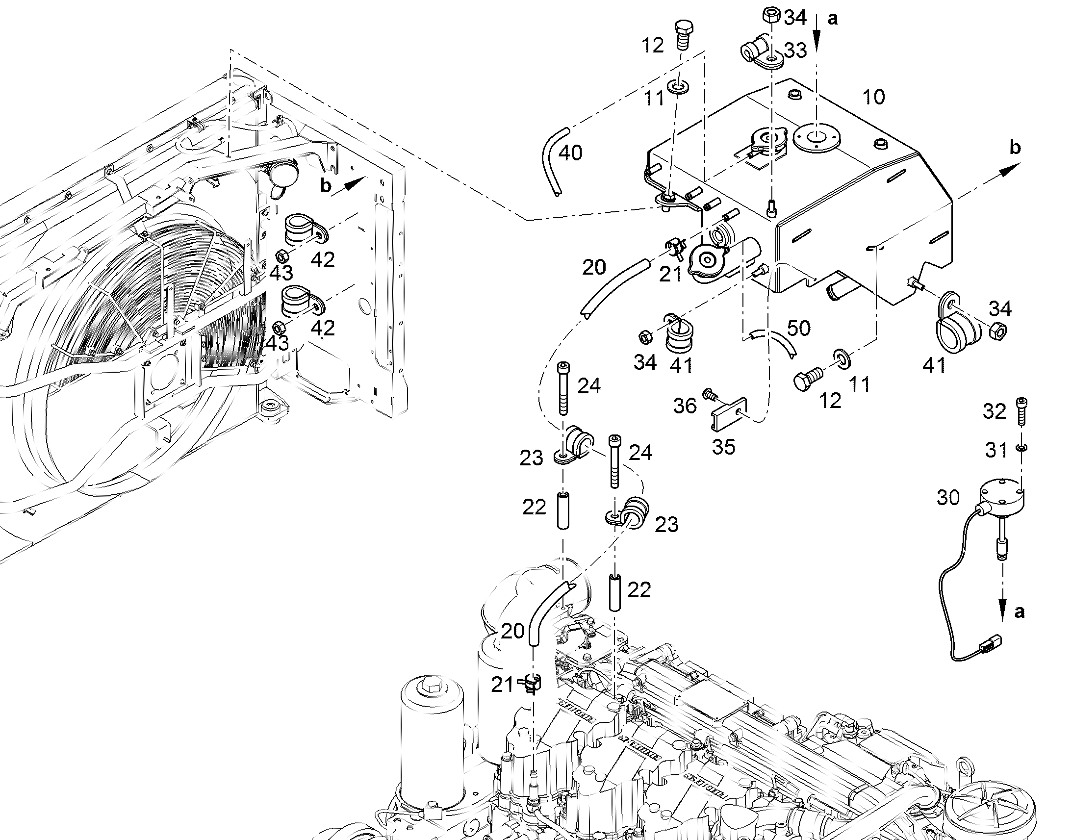 БАК КОМПЕНСАЦИОННЫЙ 11827268 LIEBHERR