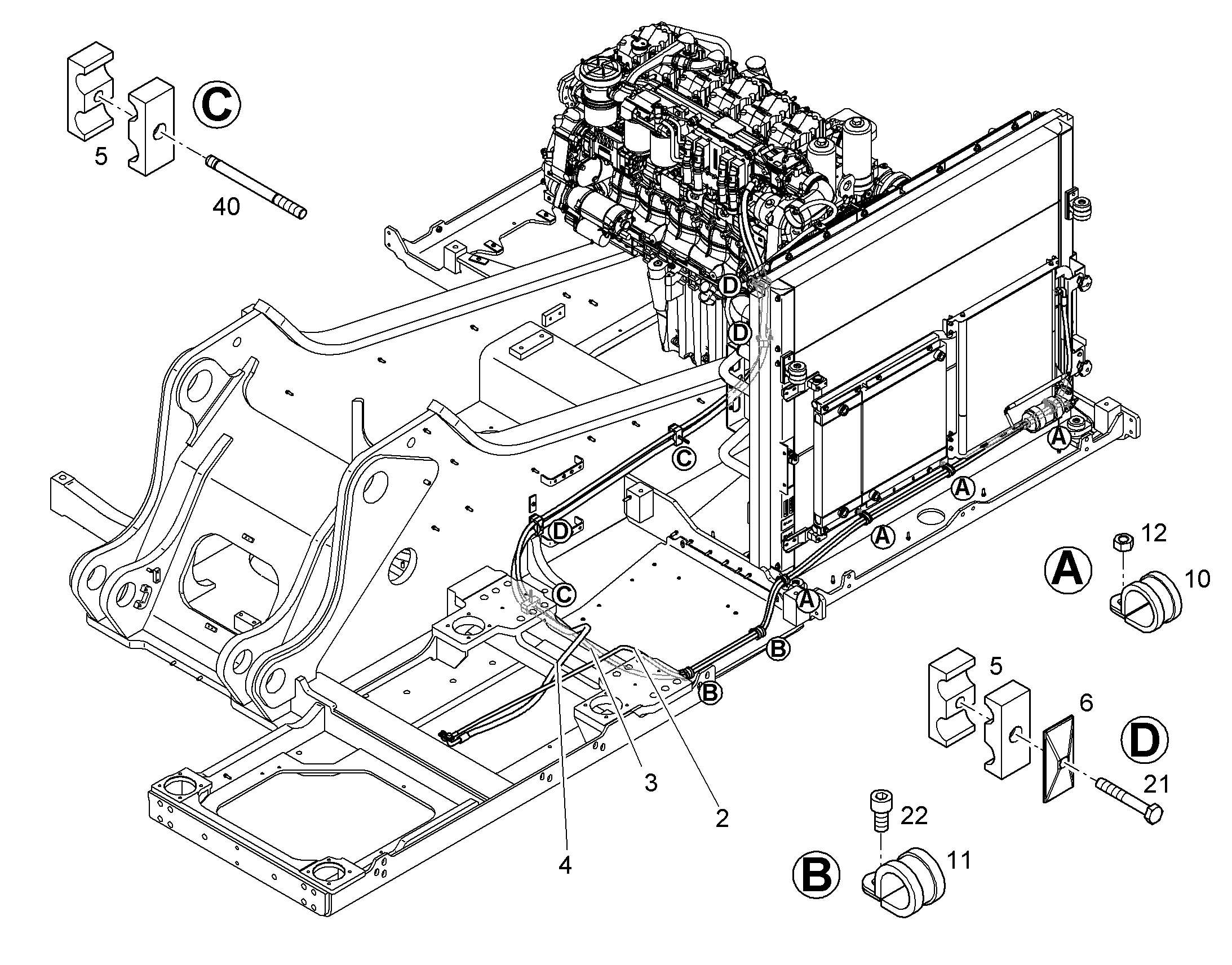 ШЛАНГ 8X6100 11697334 LIEBHERR