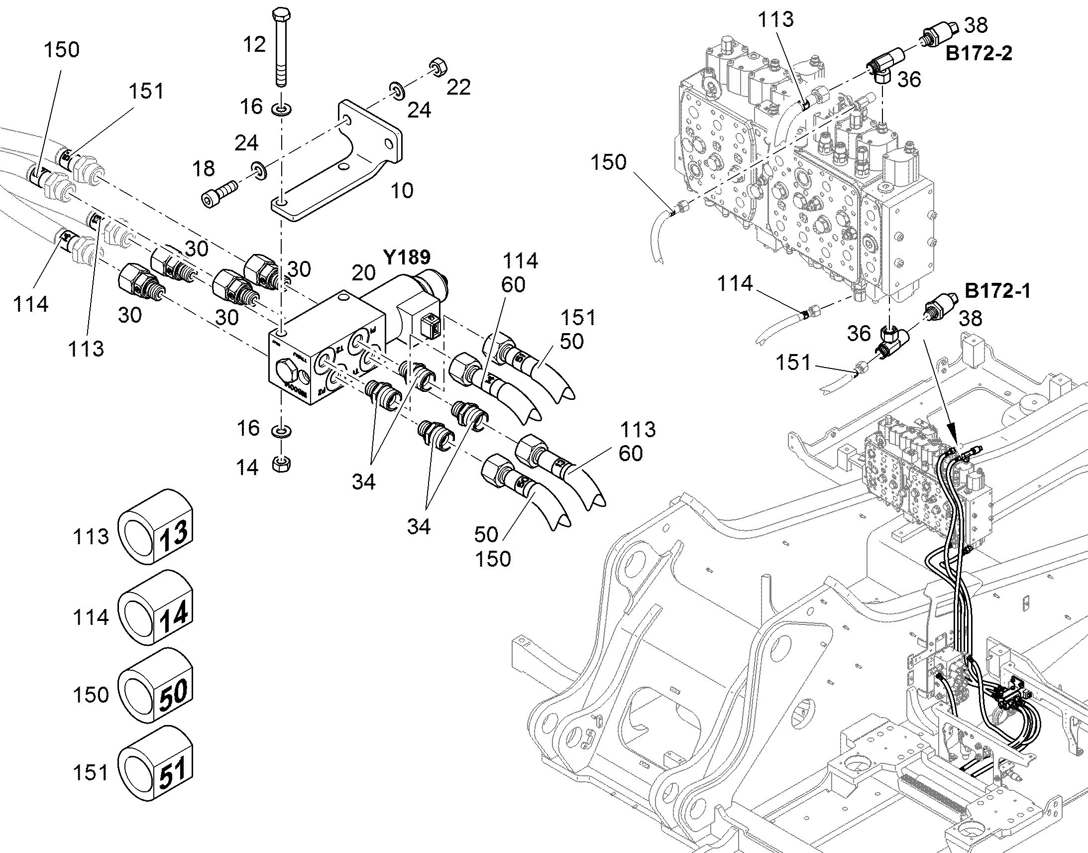 ШЛАНГ 10X1000 10044601 LIEBHERR