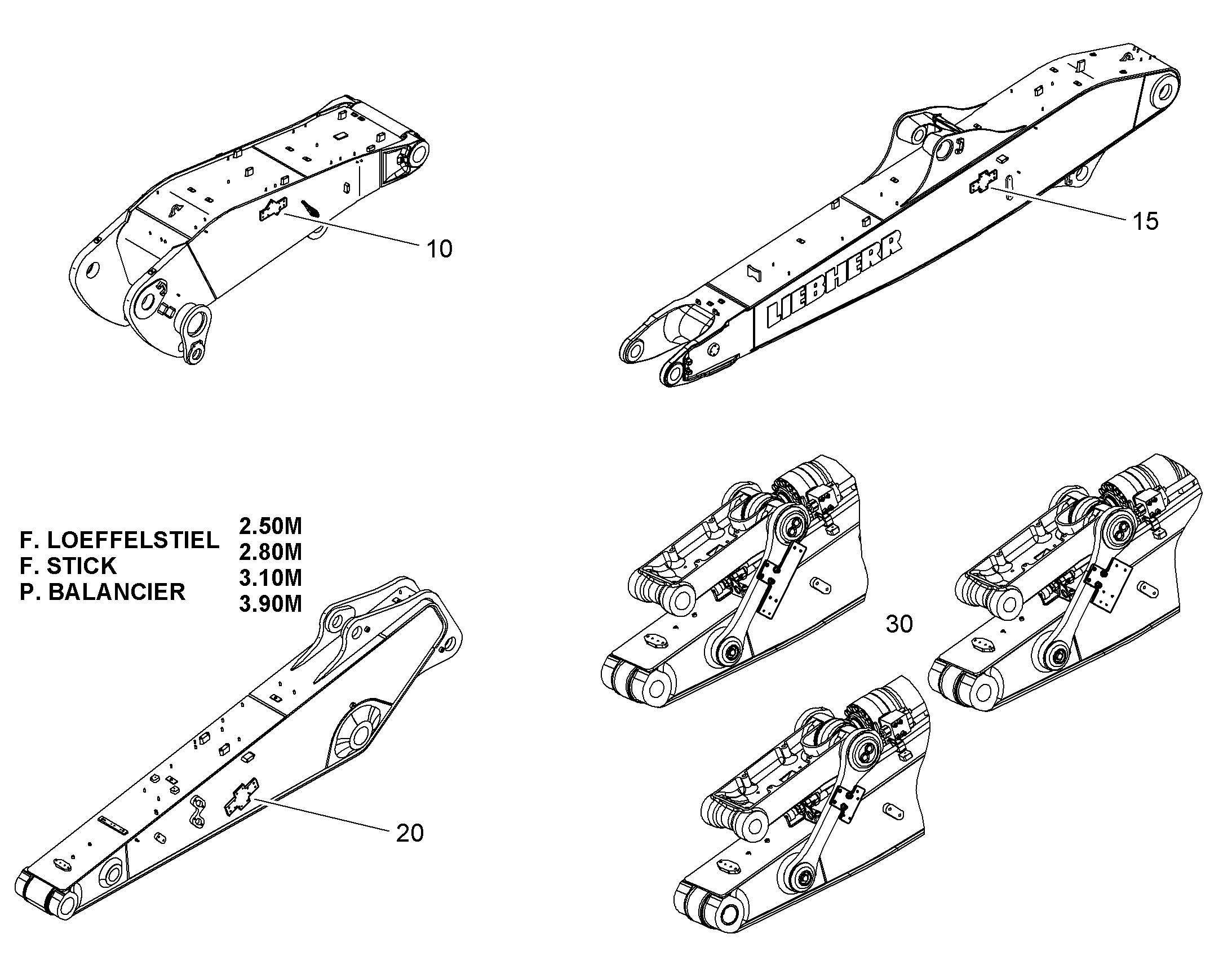 ОПЦИЯ ДЛЯ ПОЗИЦИОНИРОВАНИЯ 10863124 LIEBHERR