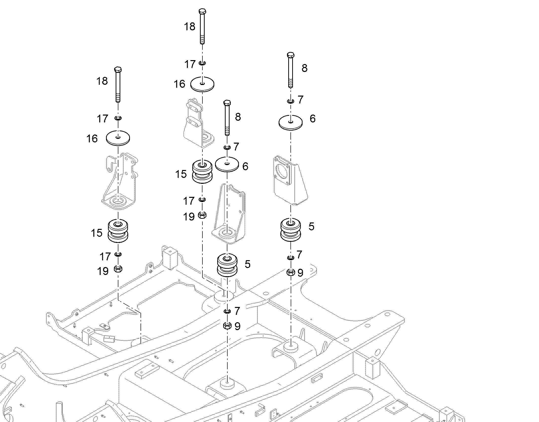 ПОДШИПНИК ЭЛАСТИЧНЫЙ 10475830 LIEBHERR